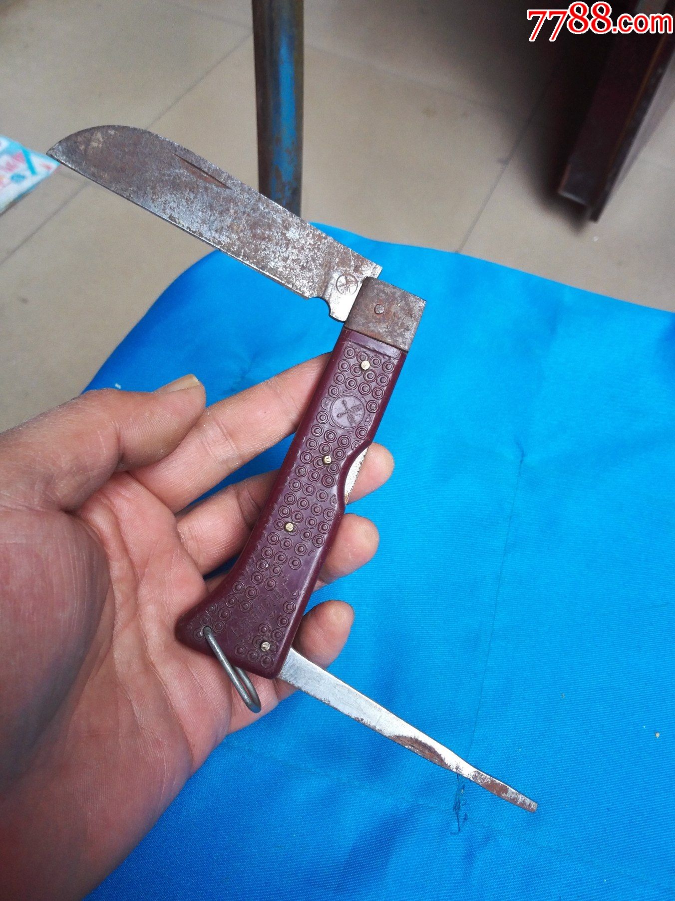 老"双箭"电工刀(2用)-水电/五金-7788琉璃收藏