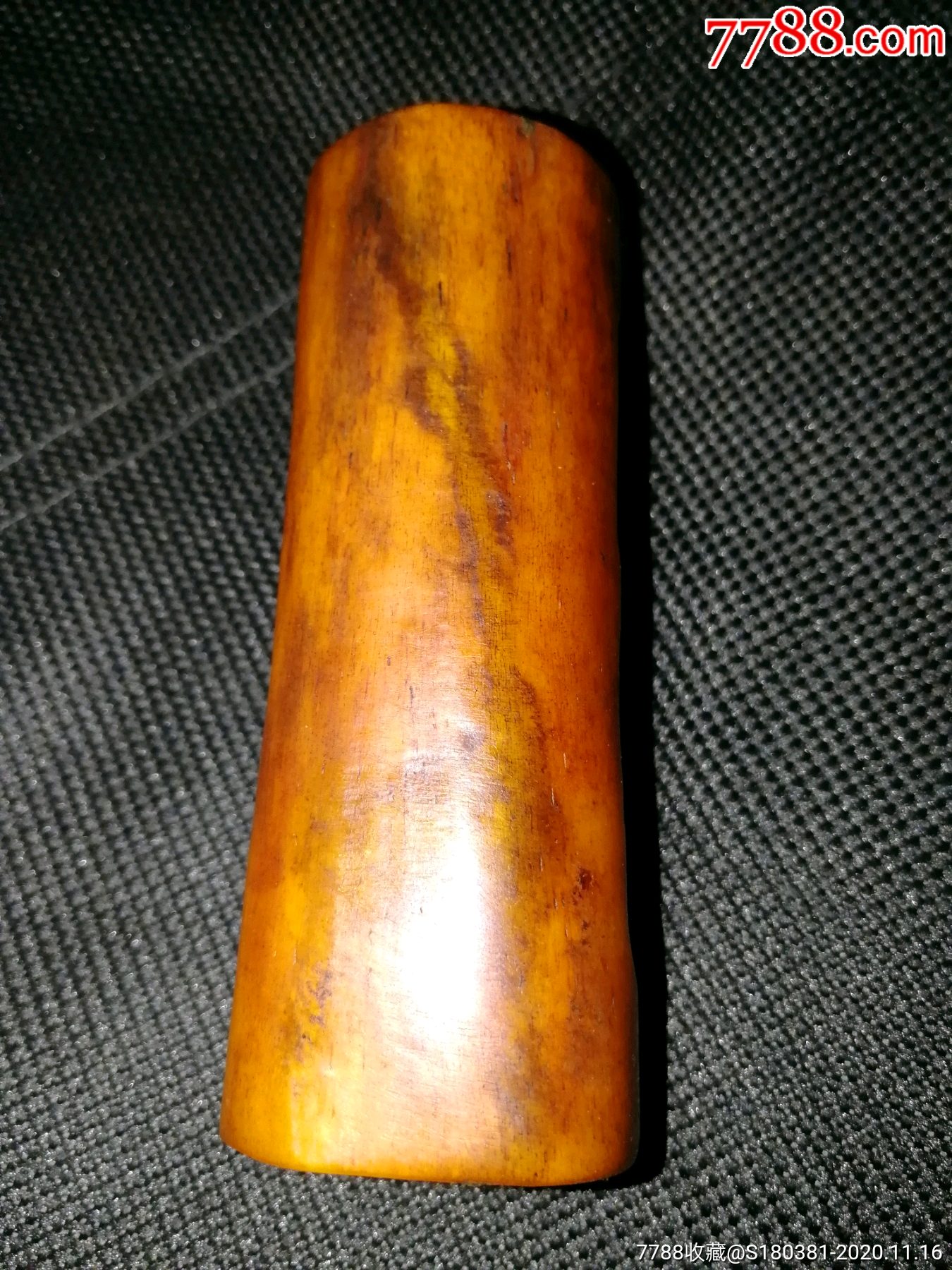 古玩杂项收藏牦牛骨雕武财神关公关二爷关羽关云长手把件文玩骨制品