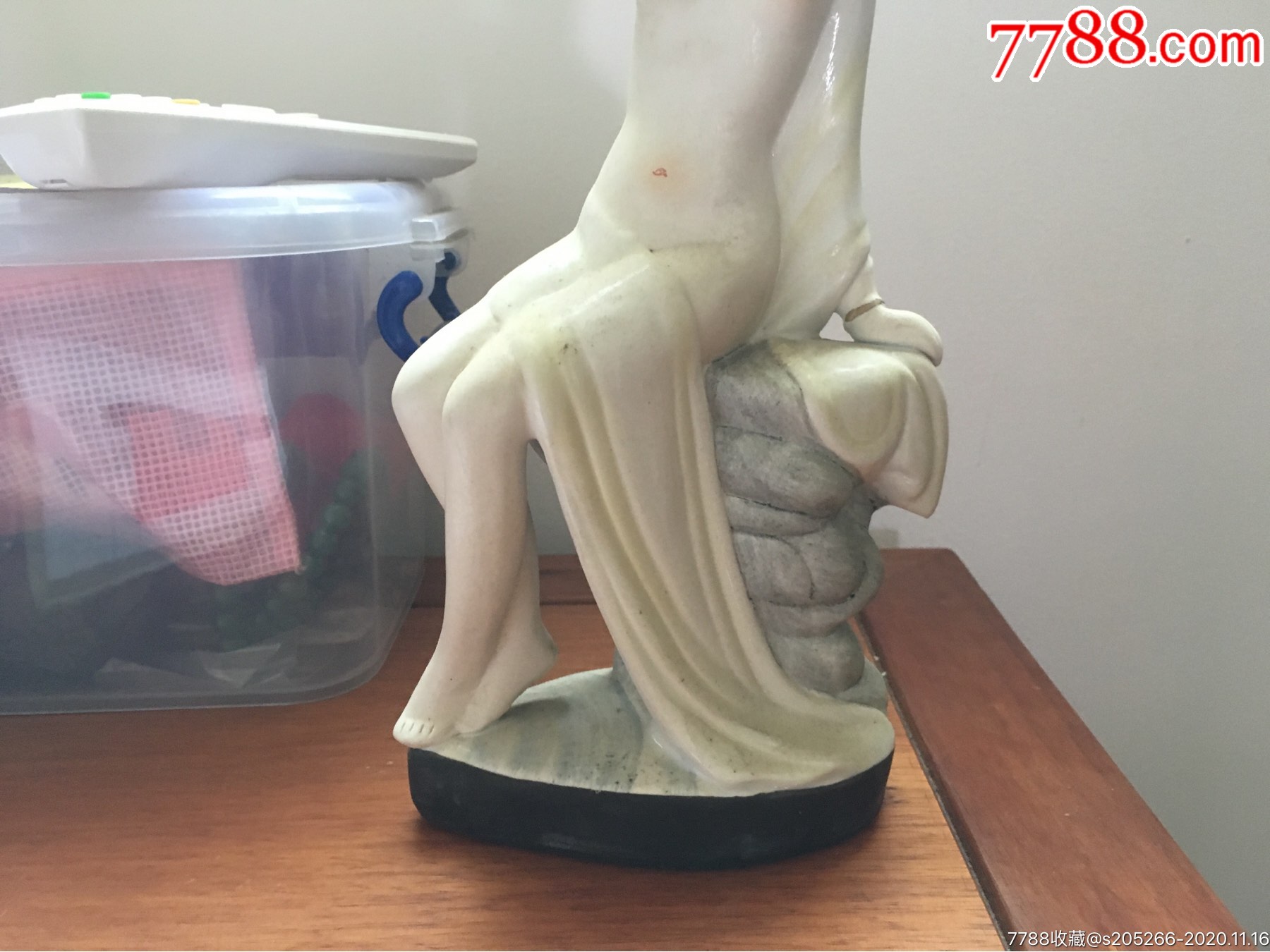 七十年代潮州浴女瓷雕_雕塑瓷/瓷雕_收藏价格_鉴定交易_7788瓷器网