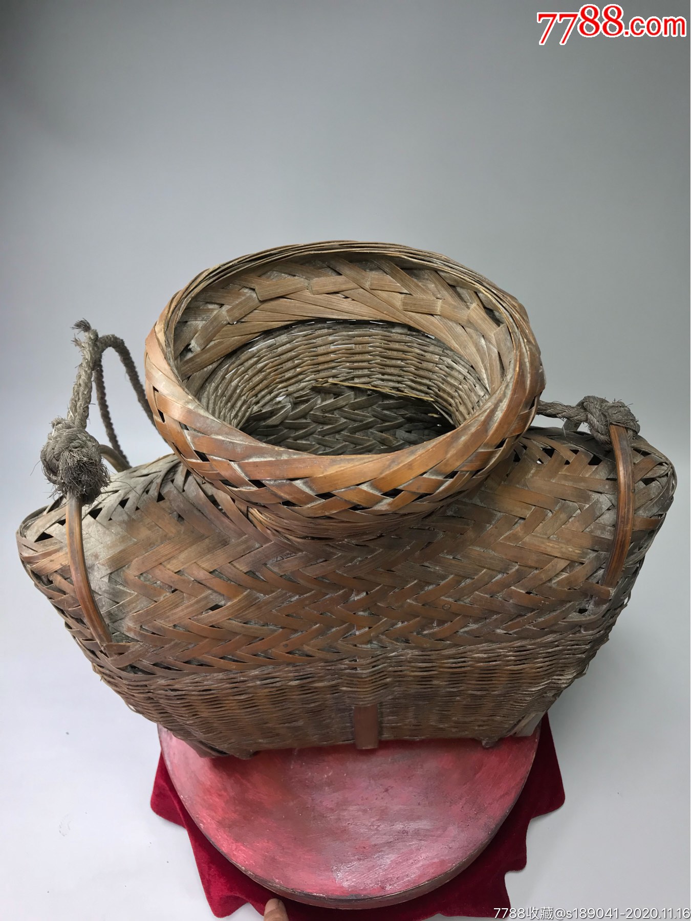 老竹编鱼篓,泥鳅篓.