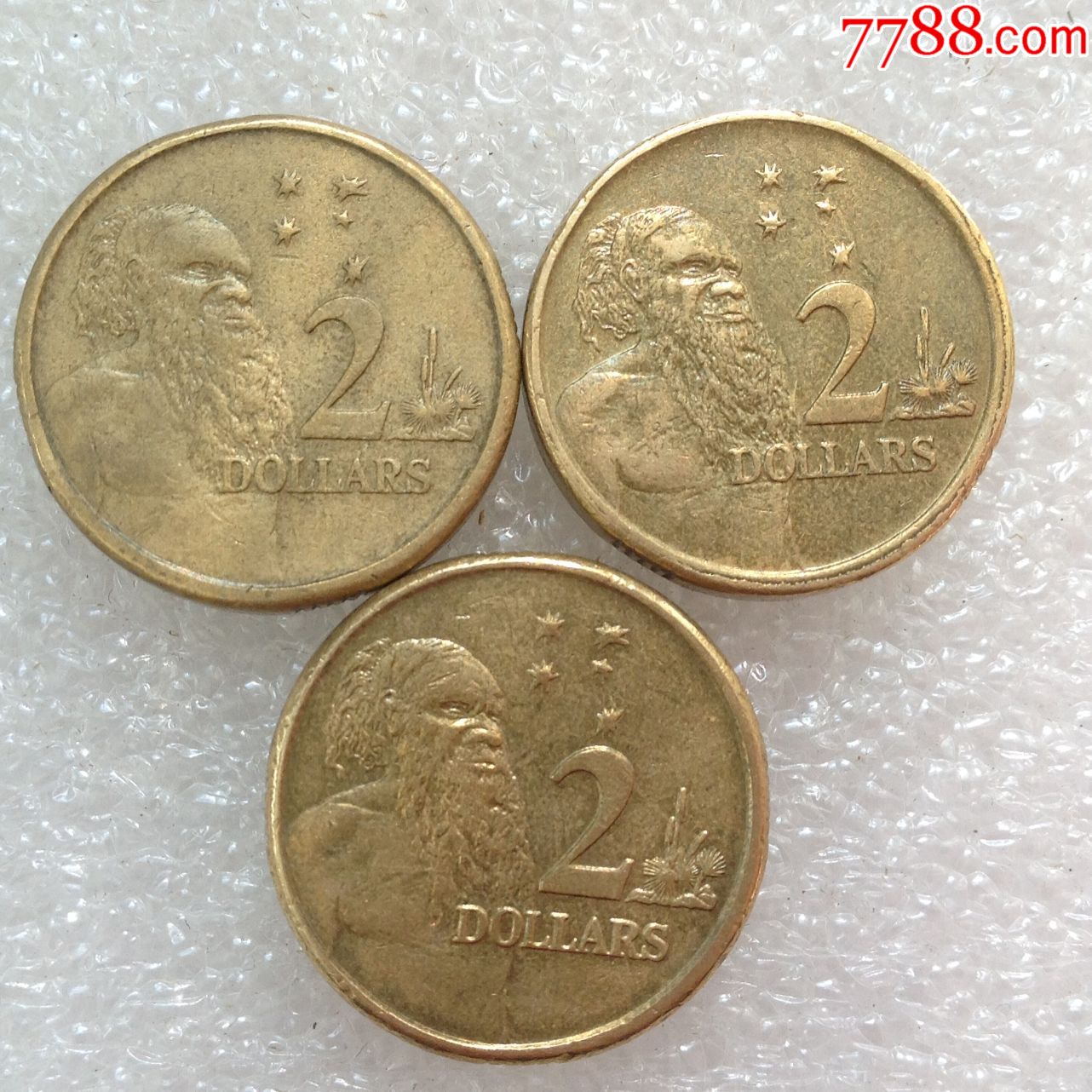 tb澳大利亚199619992009年2元铜币土著人