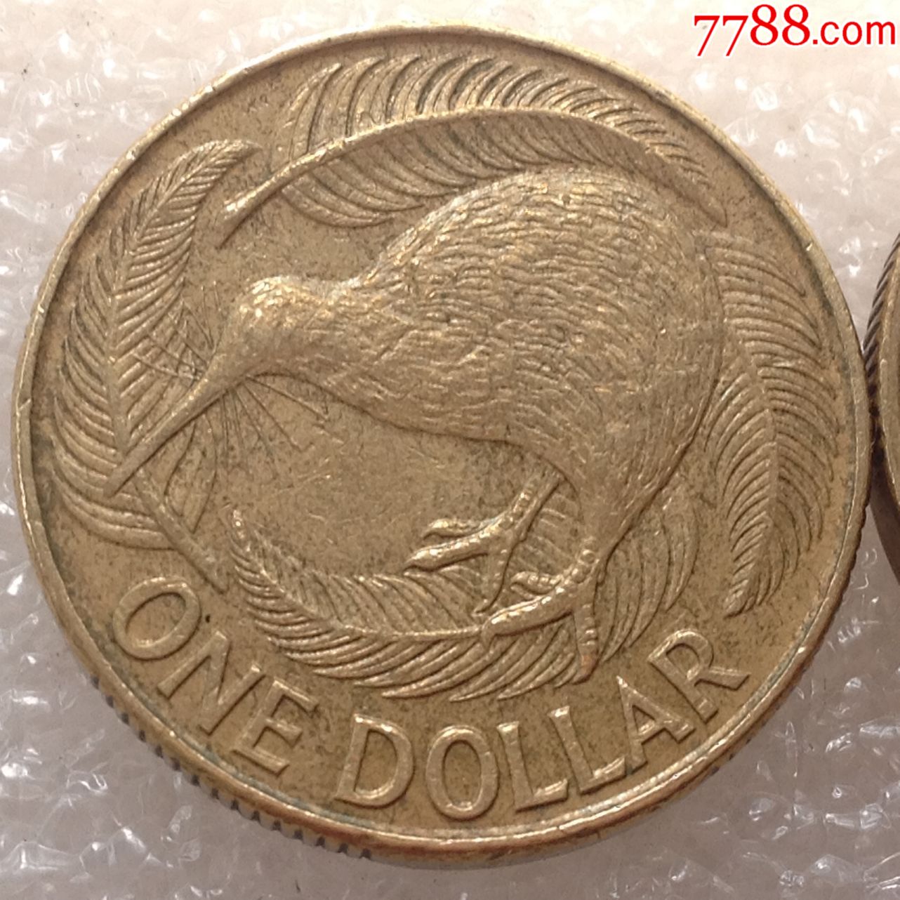 tb新西兰1990年1元几维鸟硬币