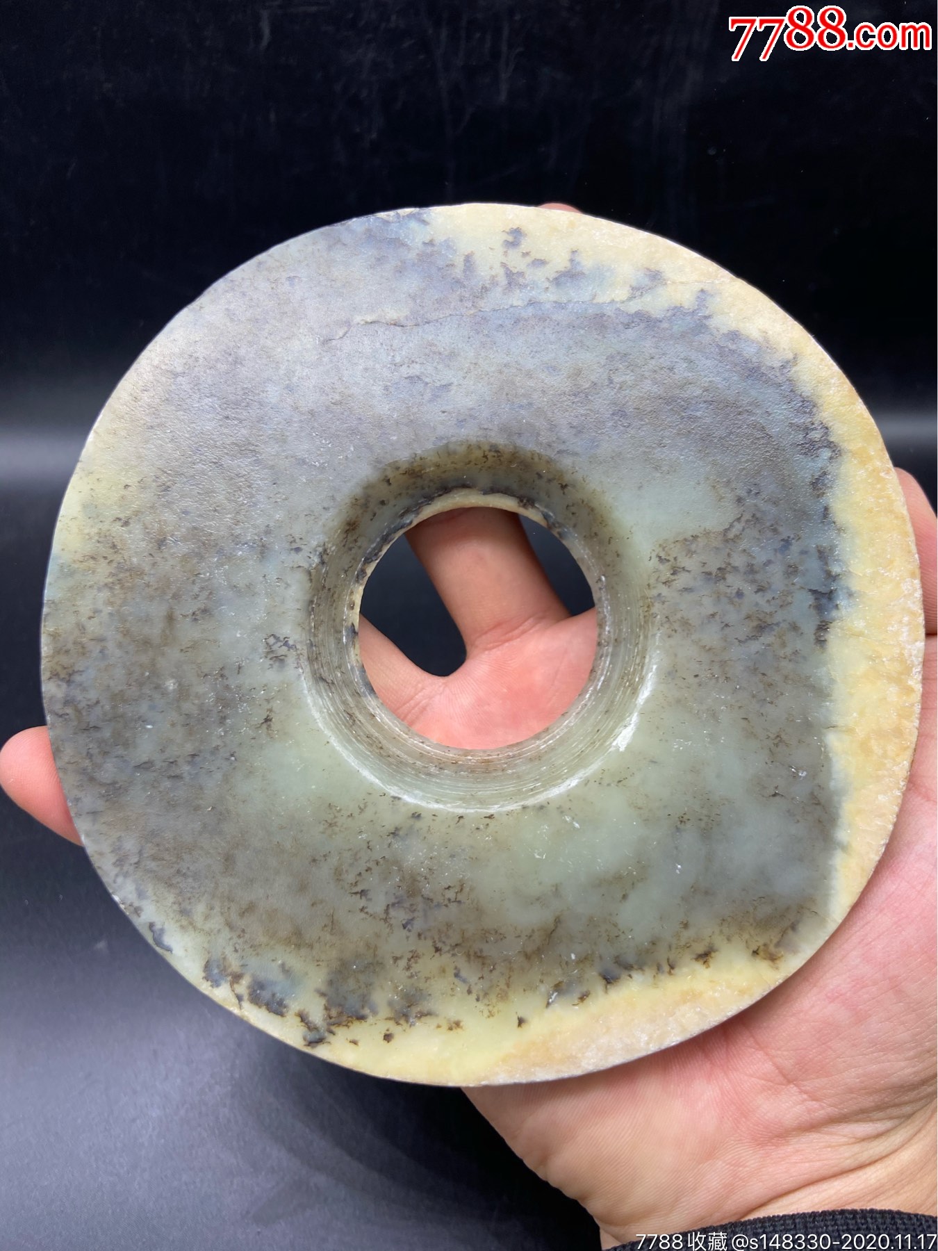 齐家文化玉璧玉环