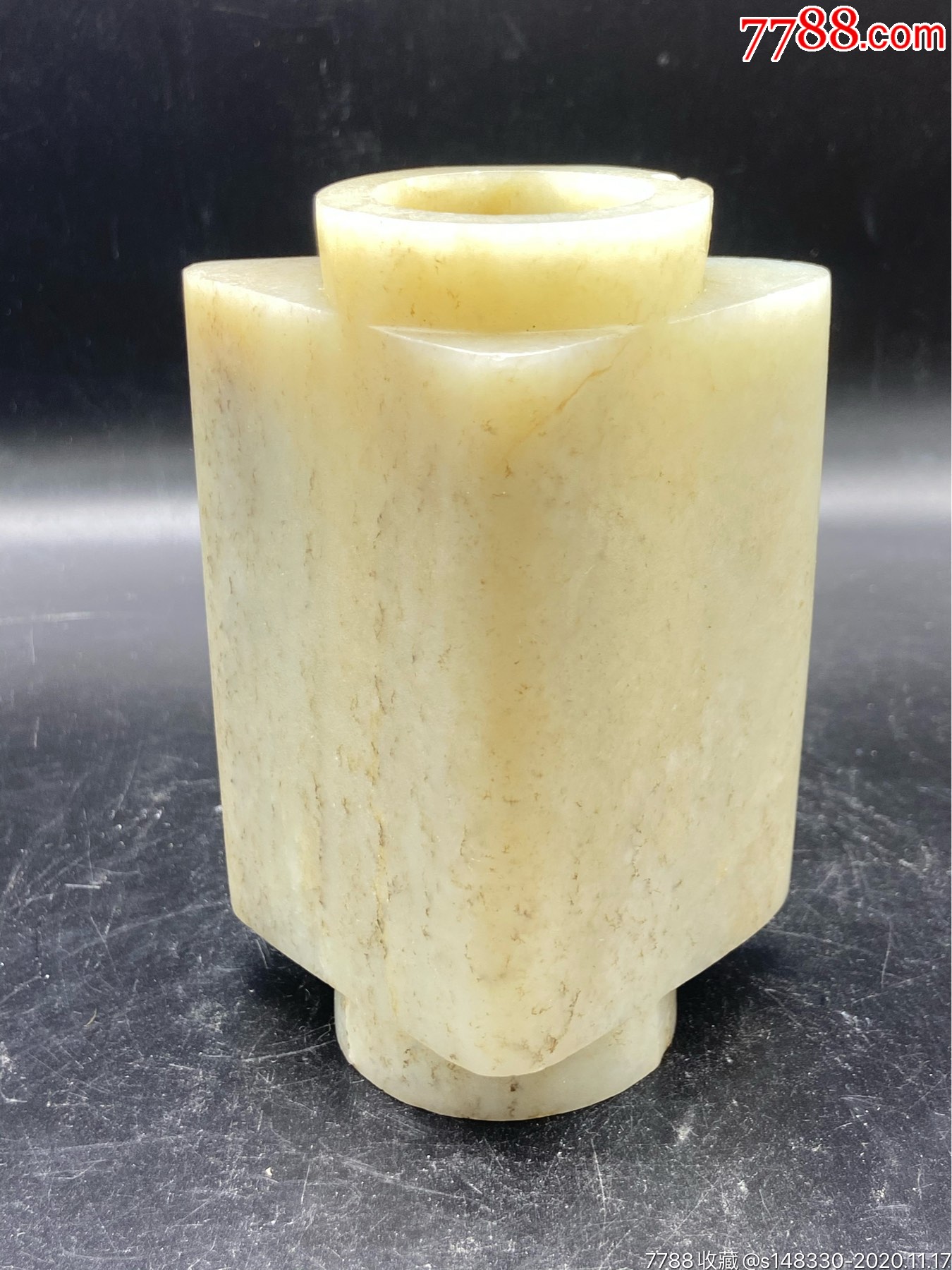 齐家文化玉琮*棱琮