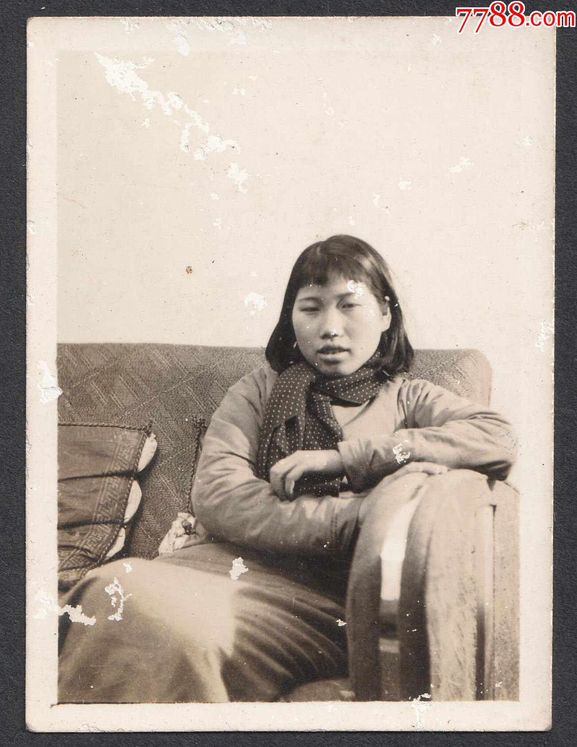 民国老照片1937年女学生老照片