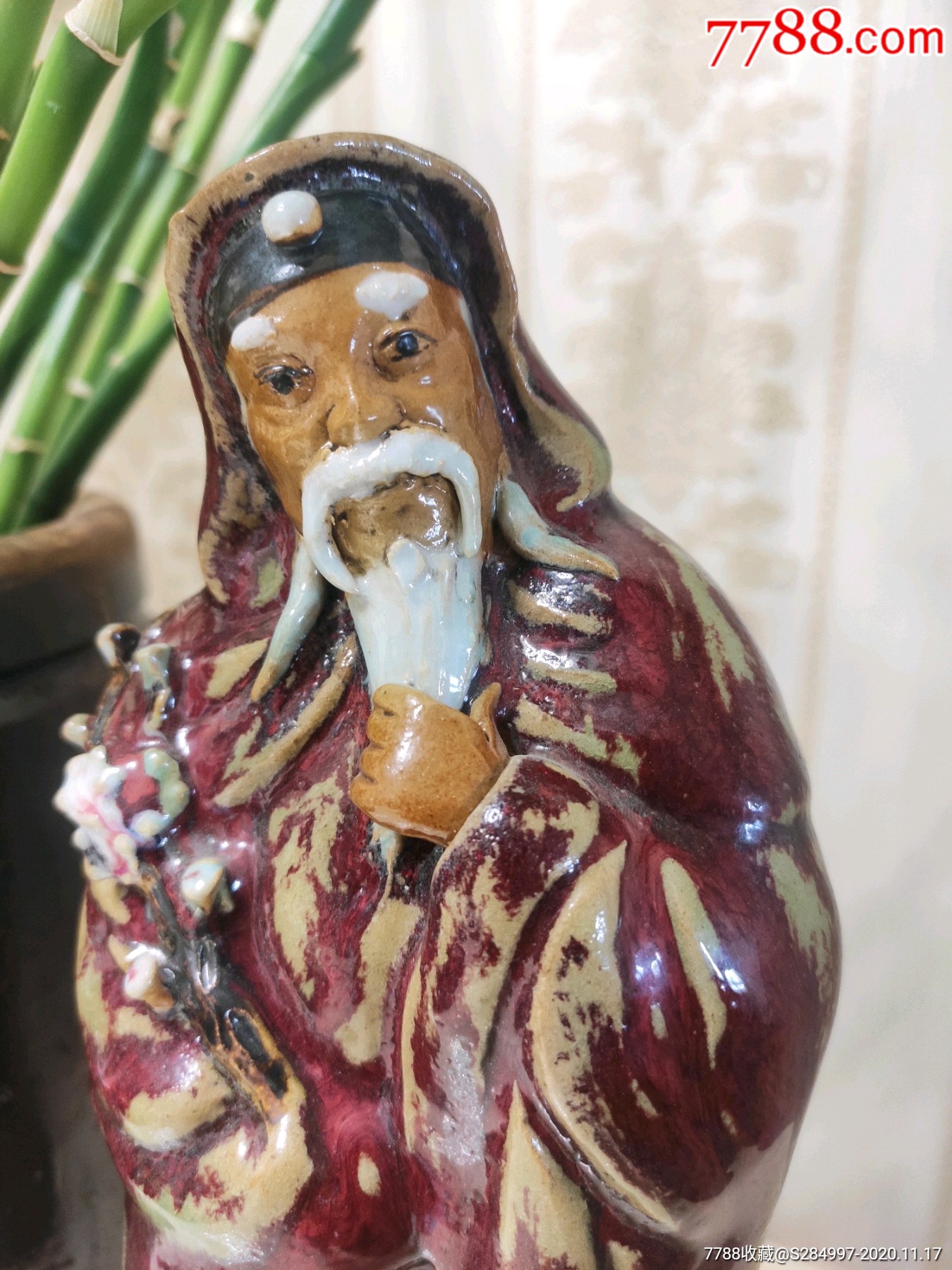 石湾公仔苏武踏雪寻梅