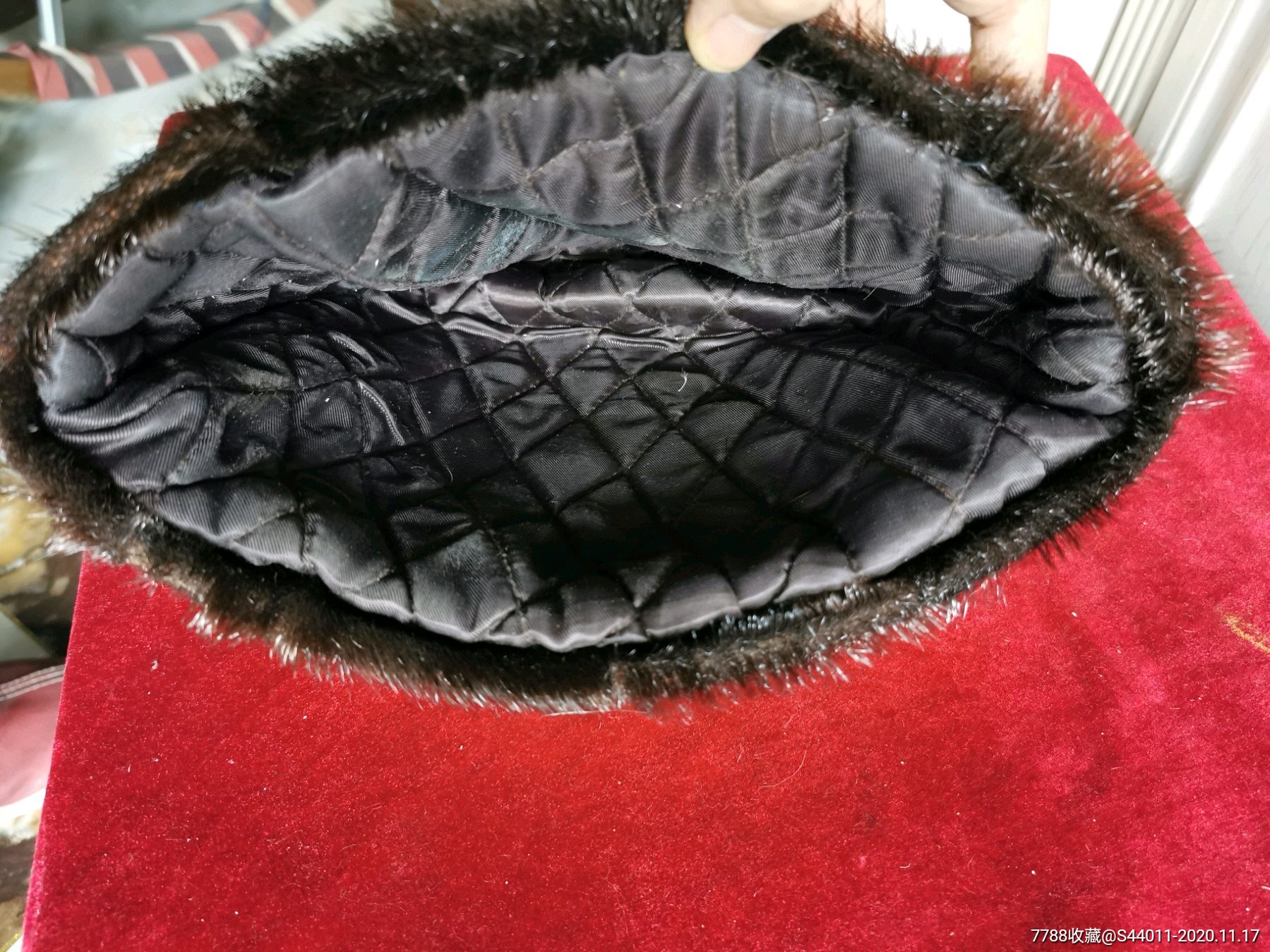 民国座山雕式帽子,皮草