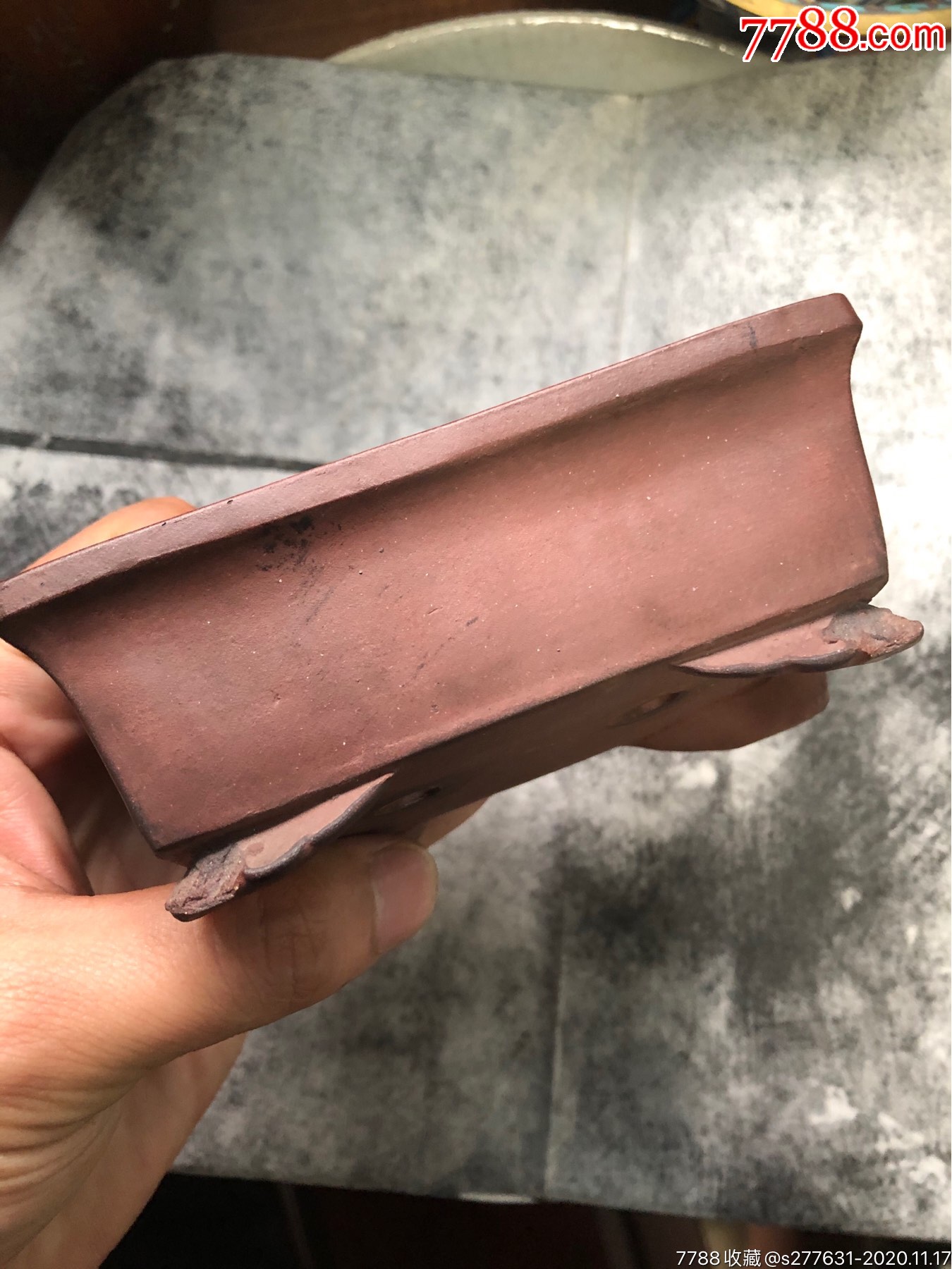 掌中宝紫砂花盆菖蒲盆