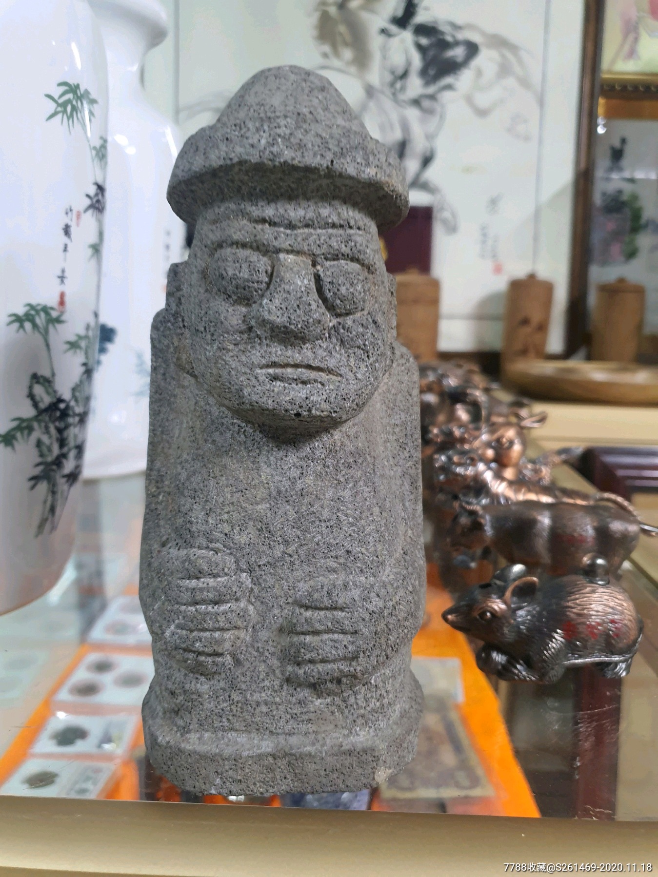 韩国济州岛石人雕像