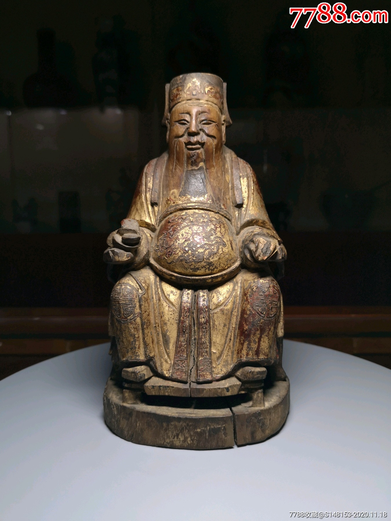 清代文财神_佛像/造像_第1张_7788瓷器
