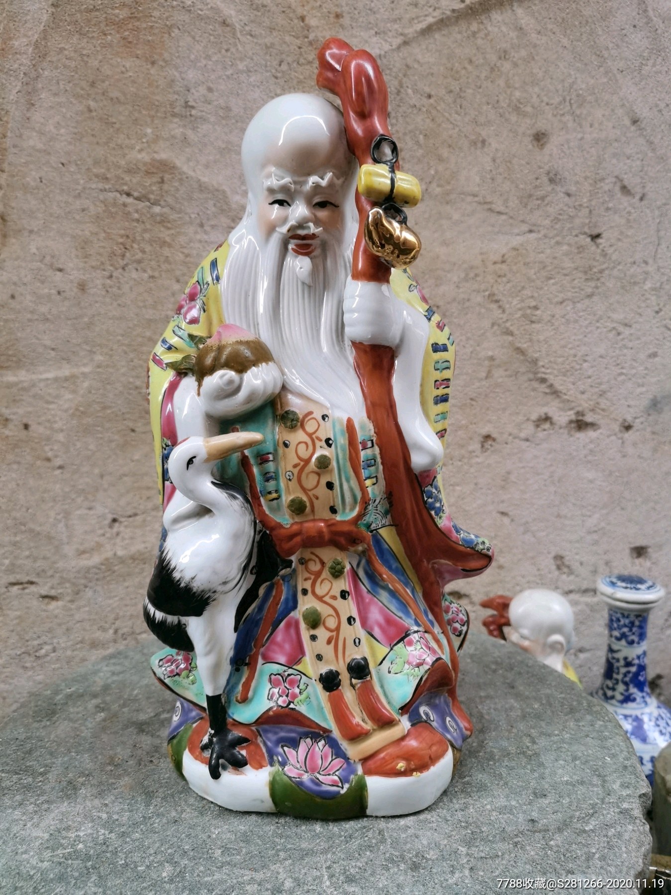 首页 零售 瓷片 >> 人物寿仙公,完整,_瓷片【捡