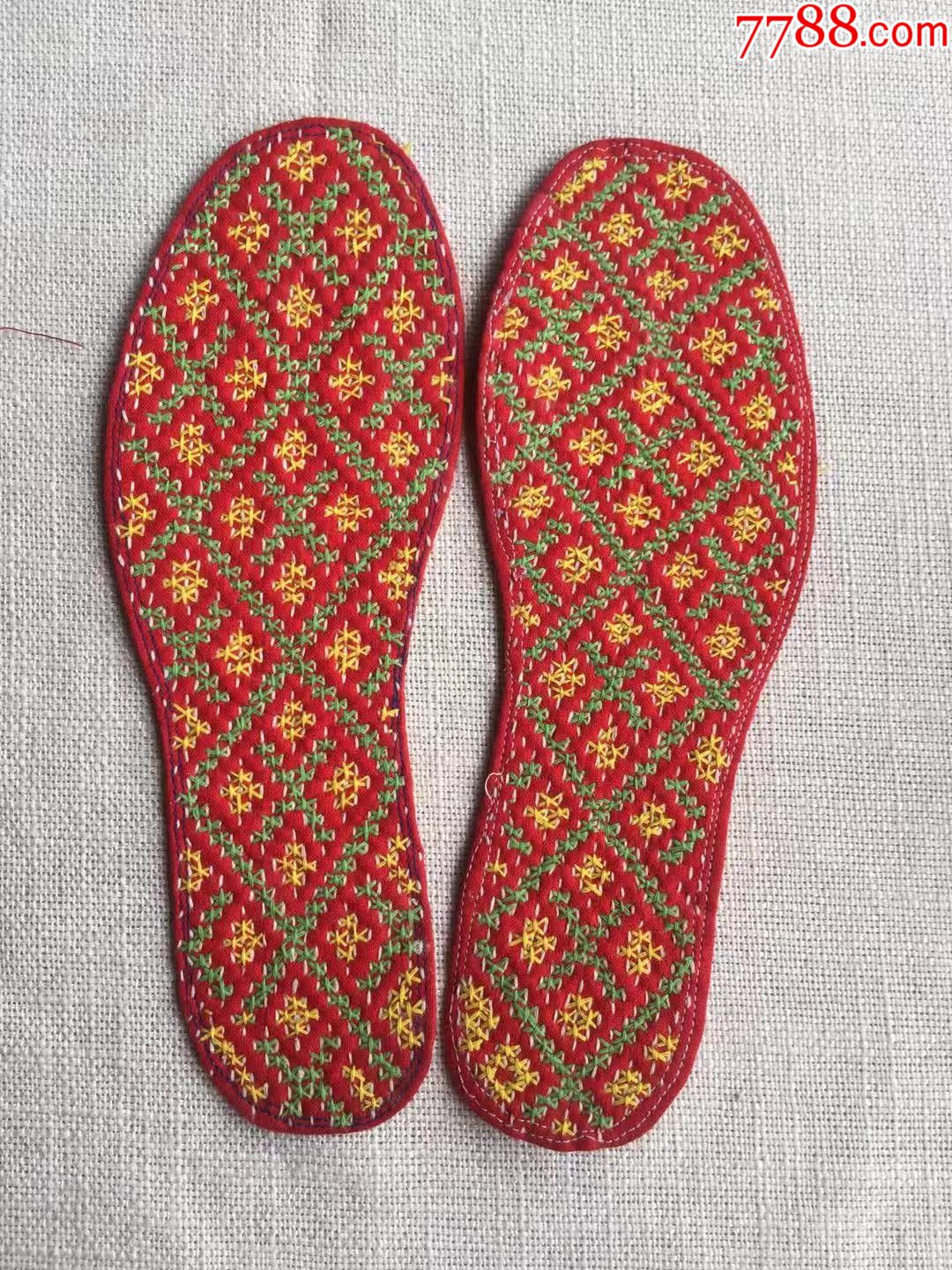 客家手工绣鞋垫编号53