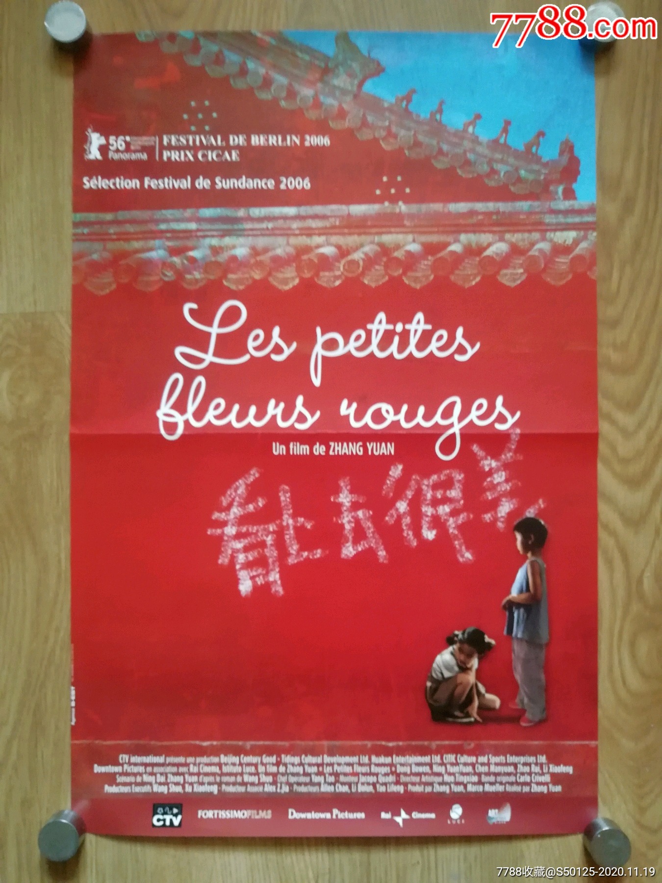 看上去很美张元法国版原版电影海报