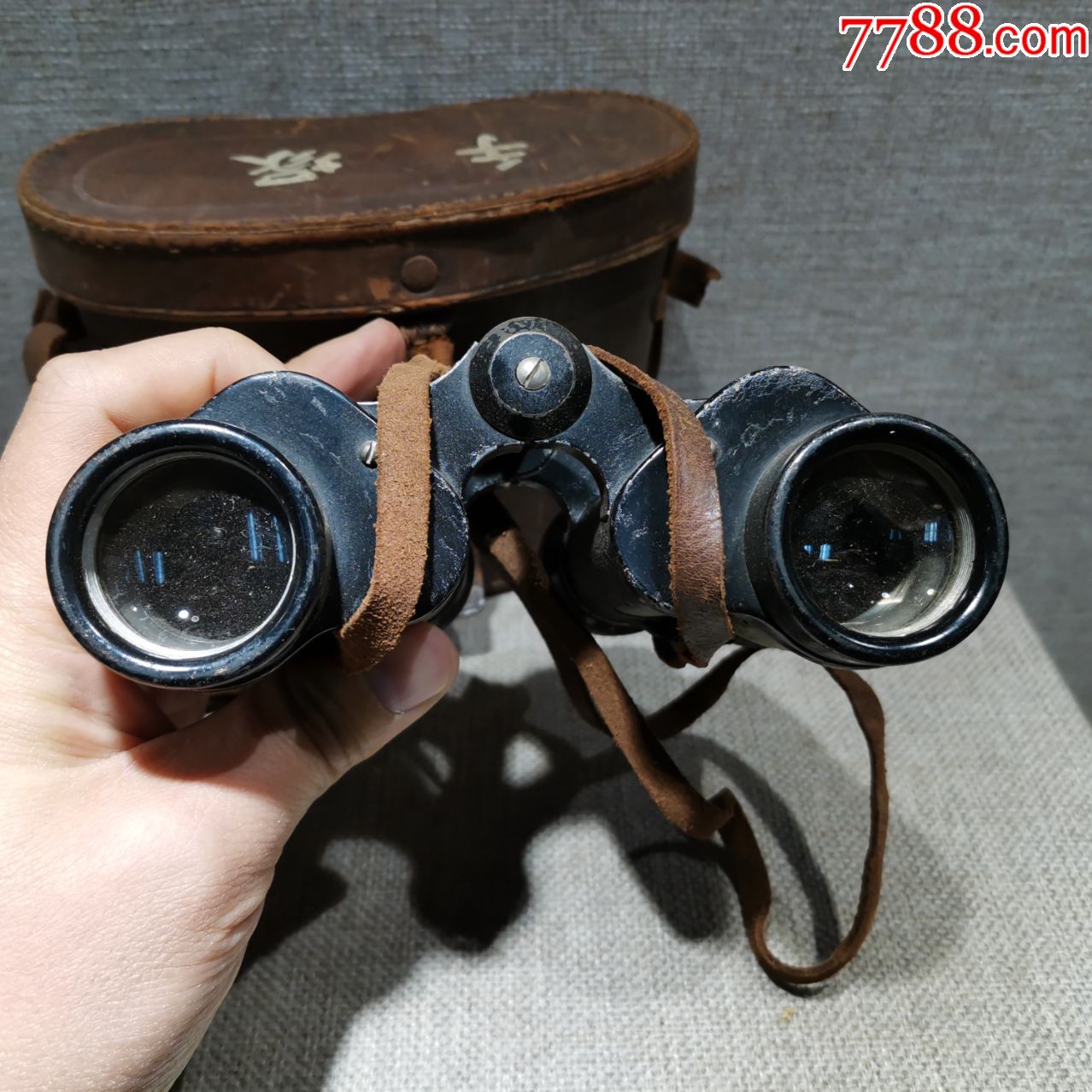 红色收藏抗战时期老物件八路红军缴获日军望远镜原品适用爱国教育