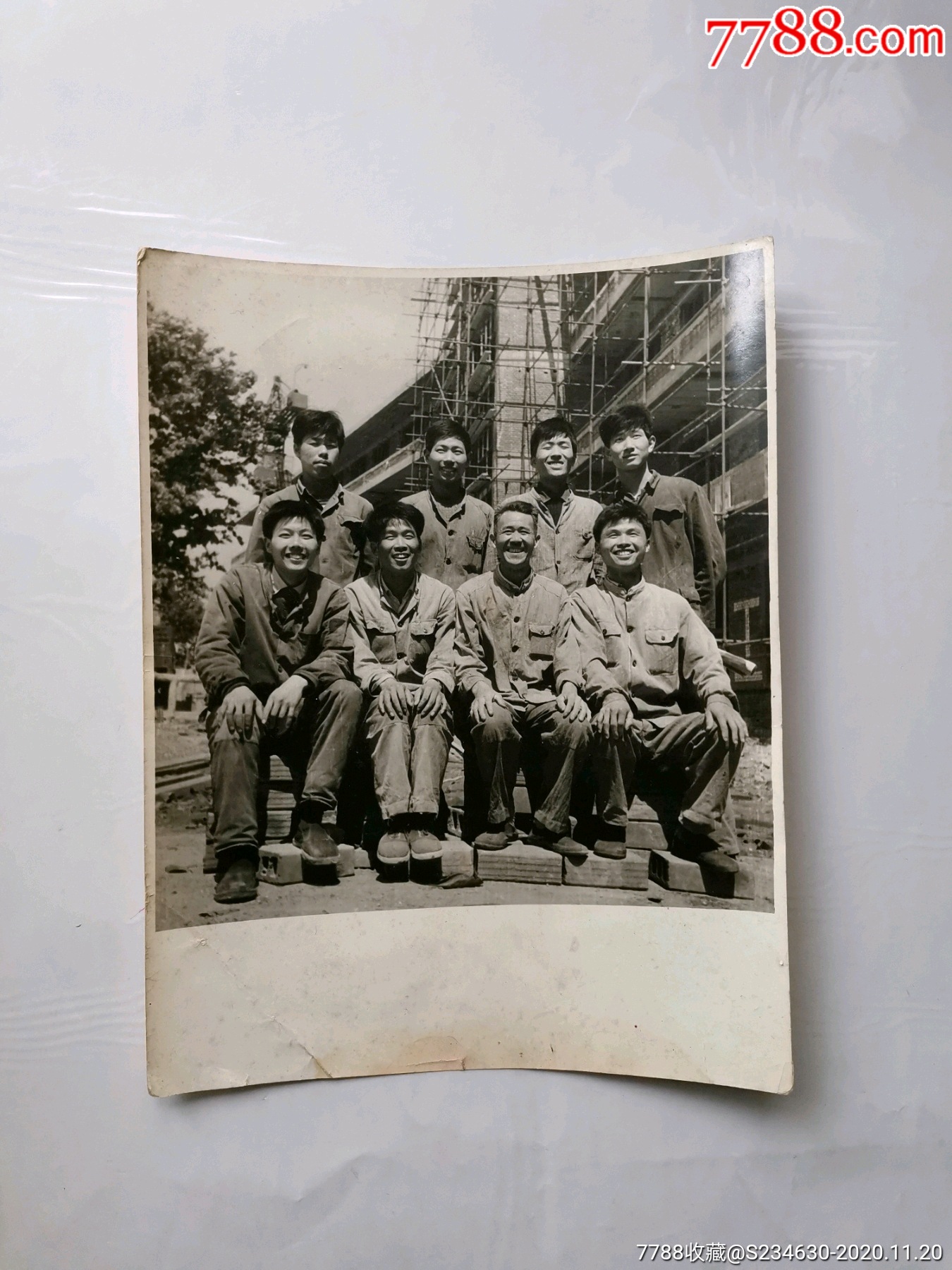 七十年代老照片(建筑工人合影)