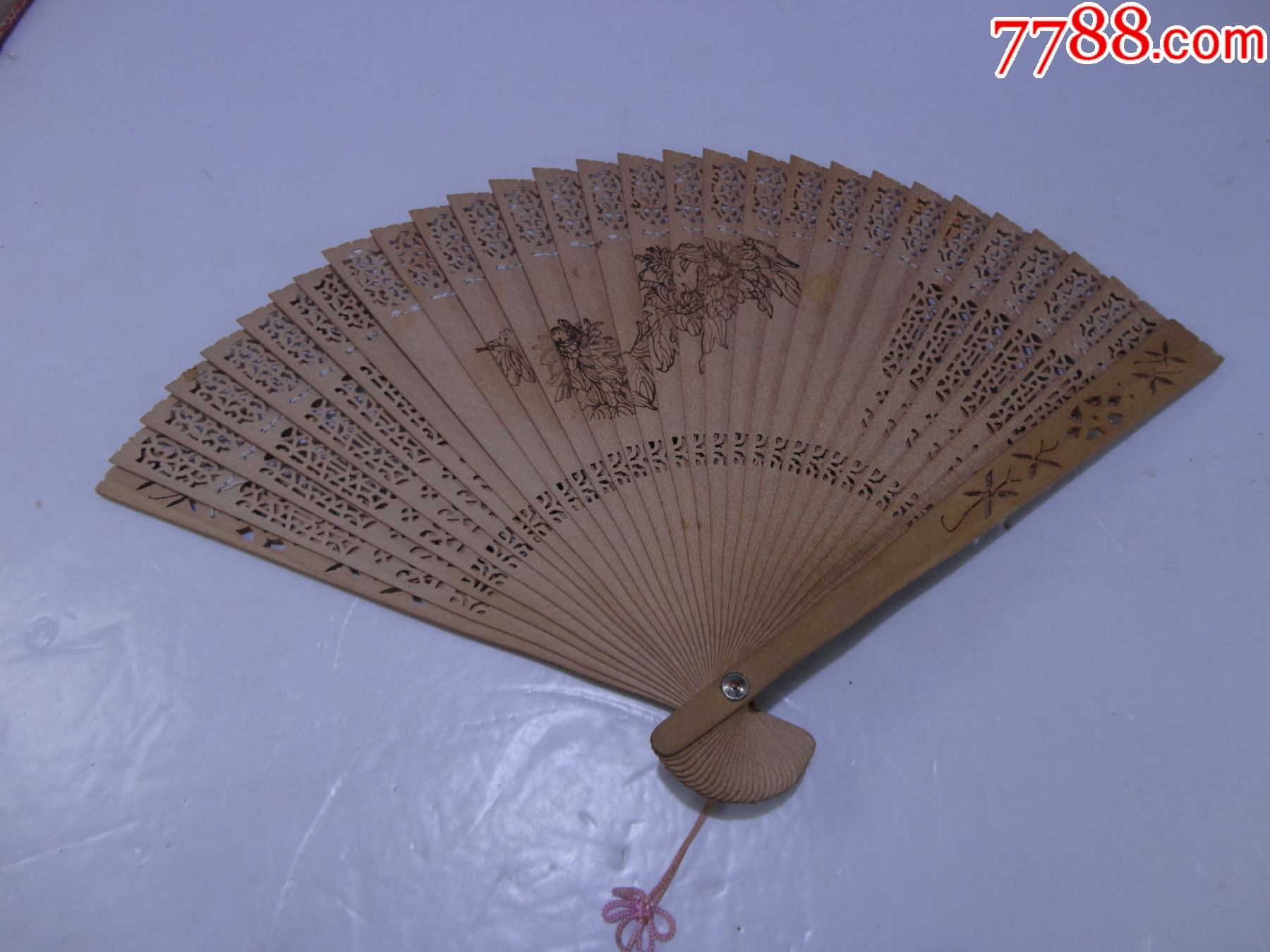 60/70年代摺疊扇子,江西省德勝關出品_摺扇/紙扇【古董舊物店】_第2張