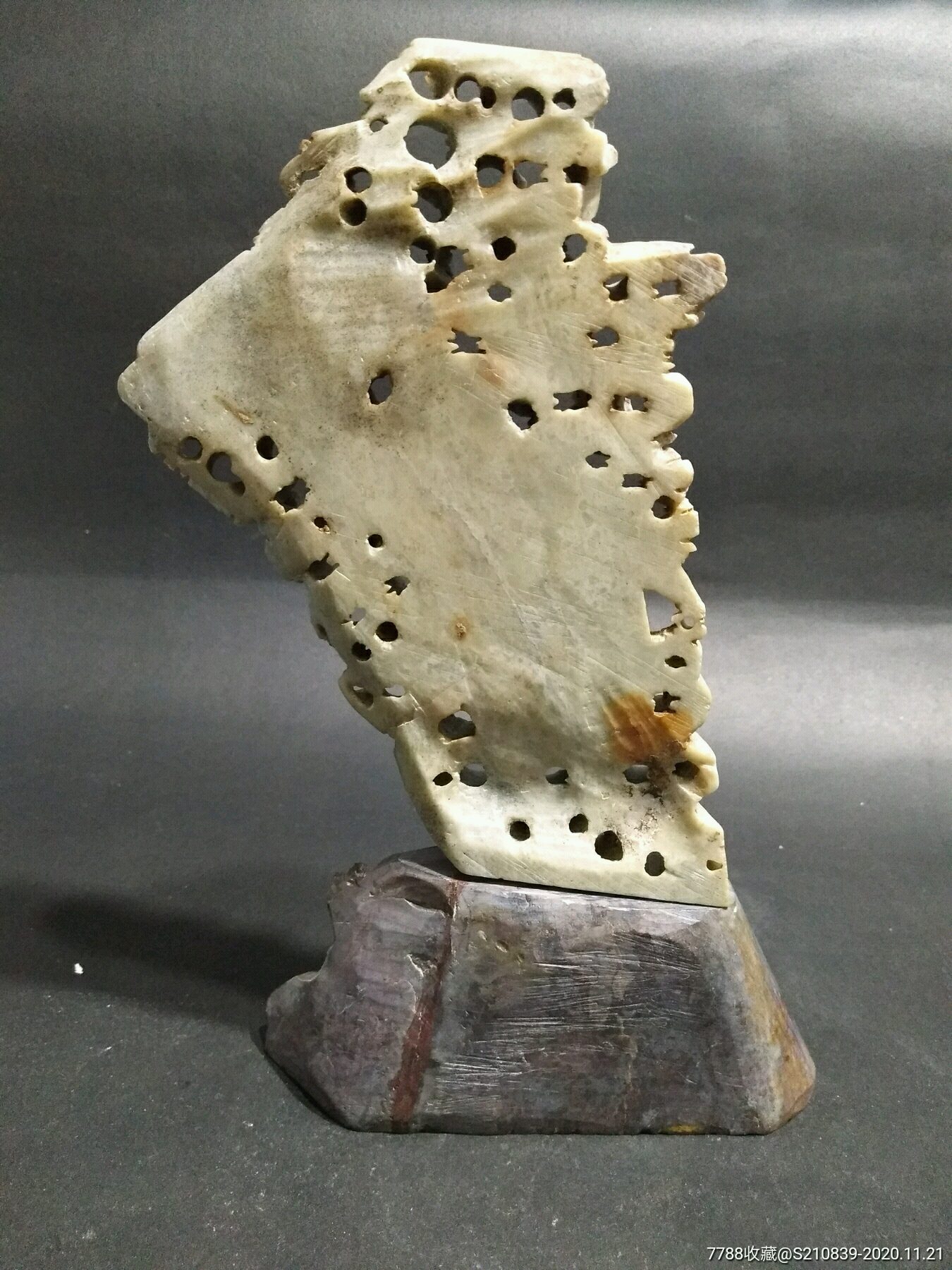 老青田石雕摆件