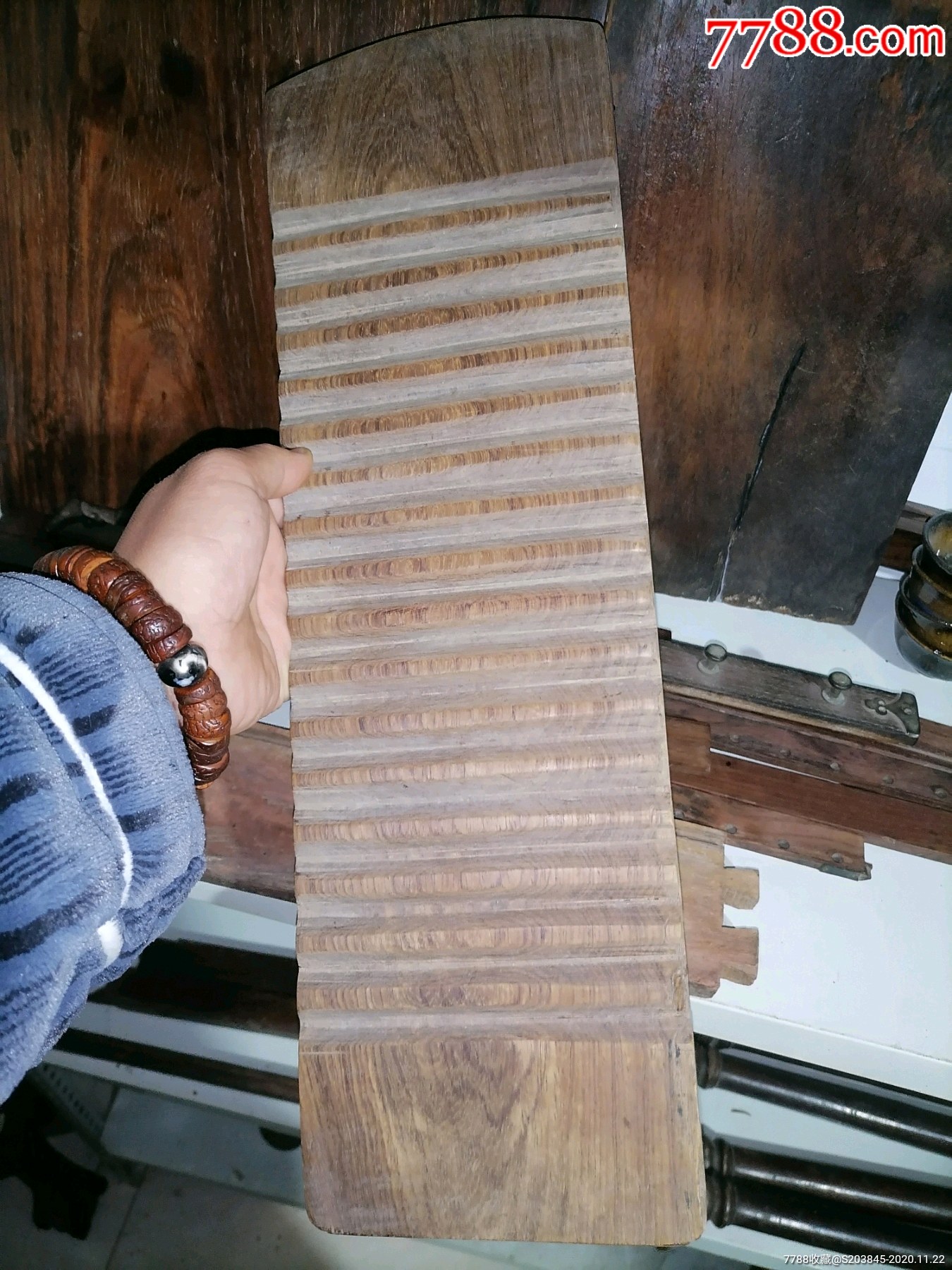 土作海南黄花梨紫油梨紫檀红木酸枝老料搓衣板长47厘米宽15厘米厚15