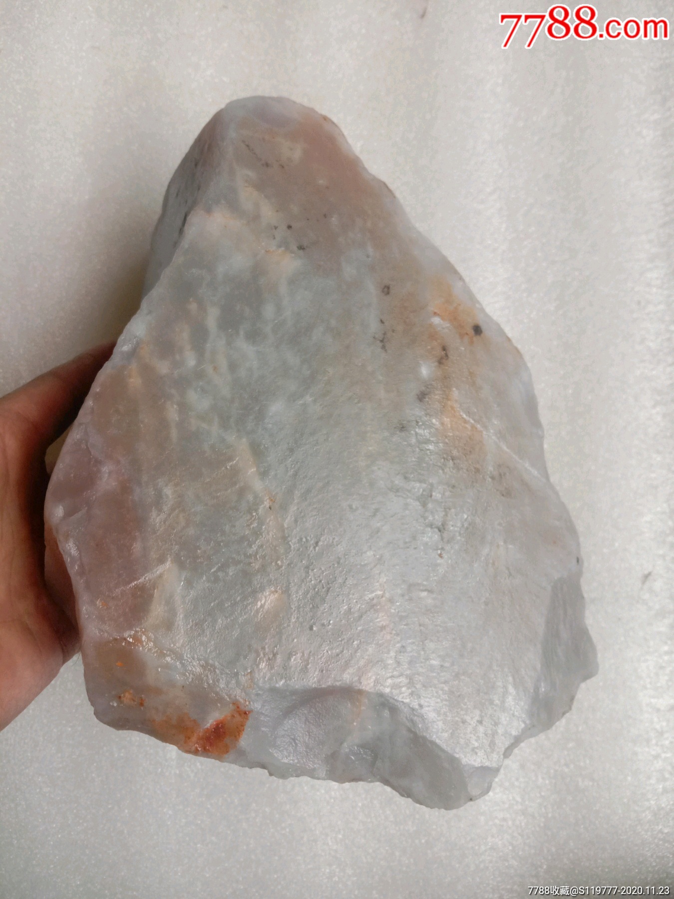 天山冰紫罗兰原石