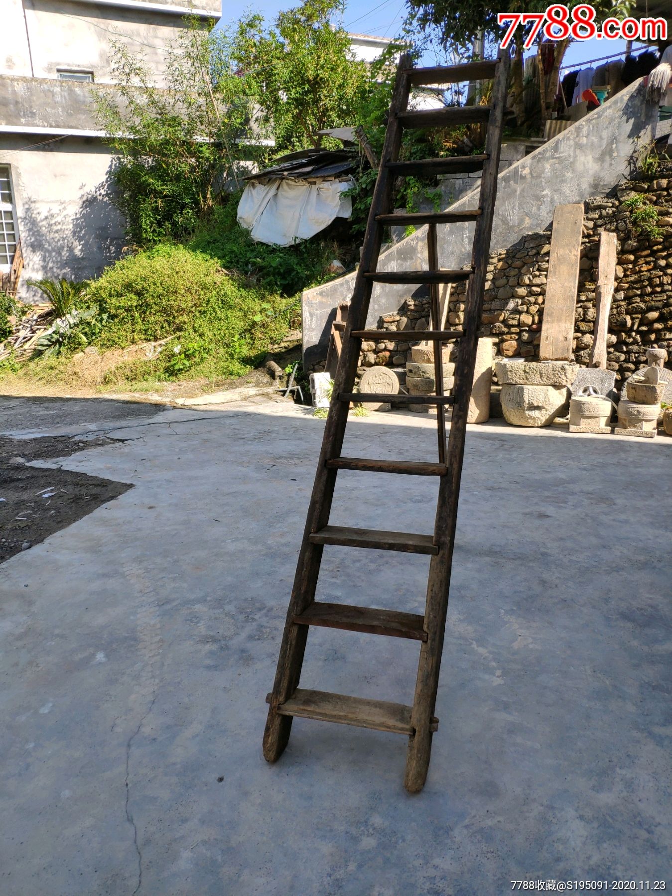 清代百年老木房踏板楼梯