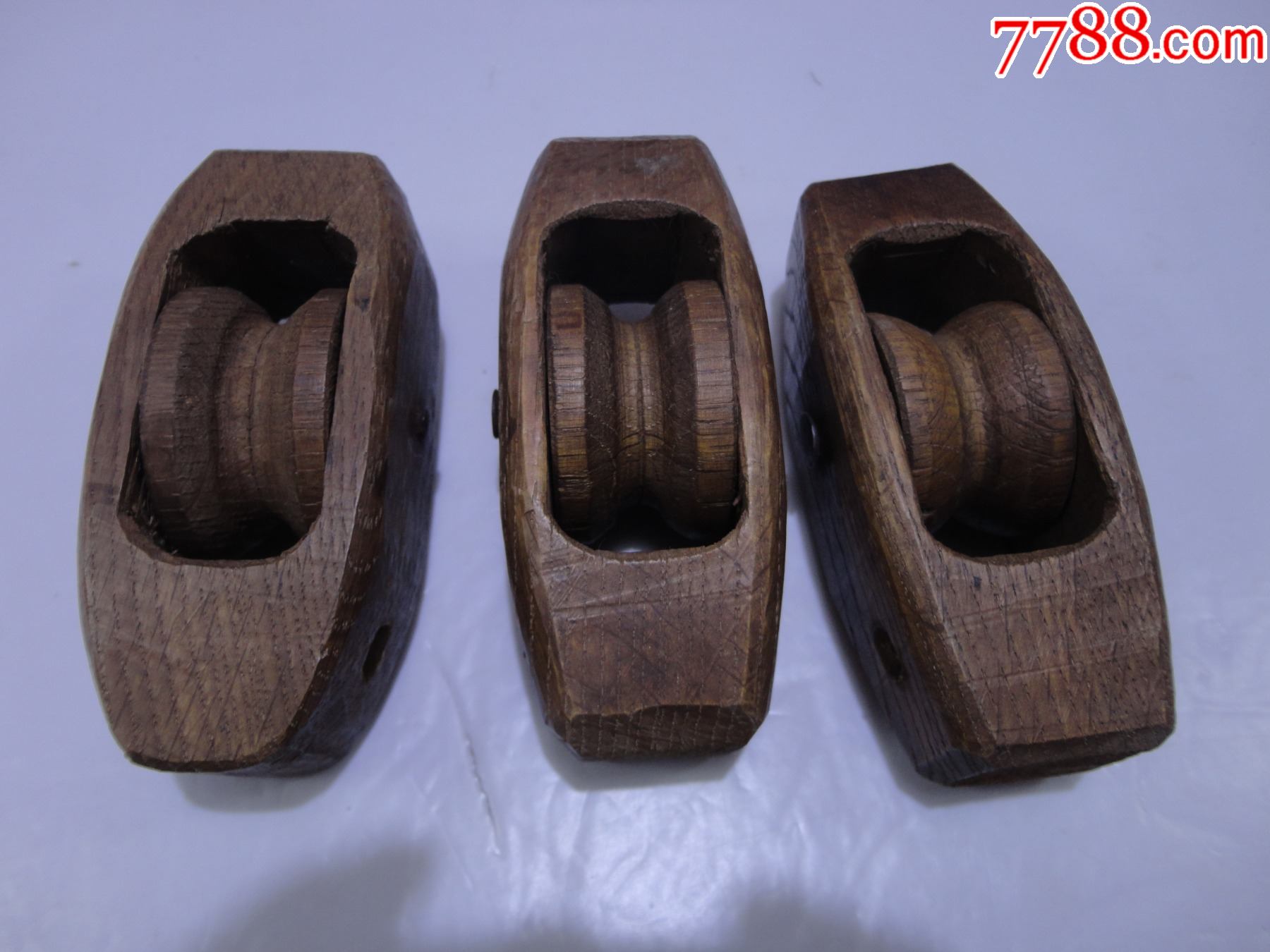 60年代木制滑轮