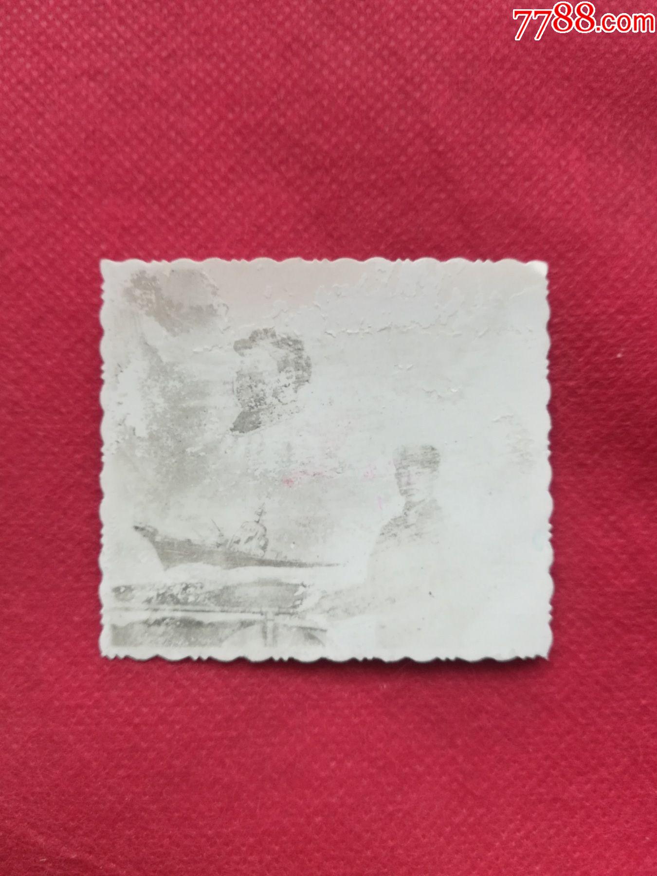 文革背景大海航行靠舵手军人照8993