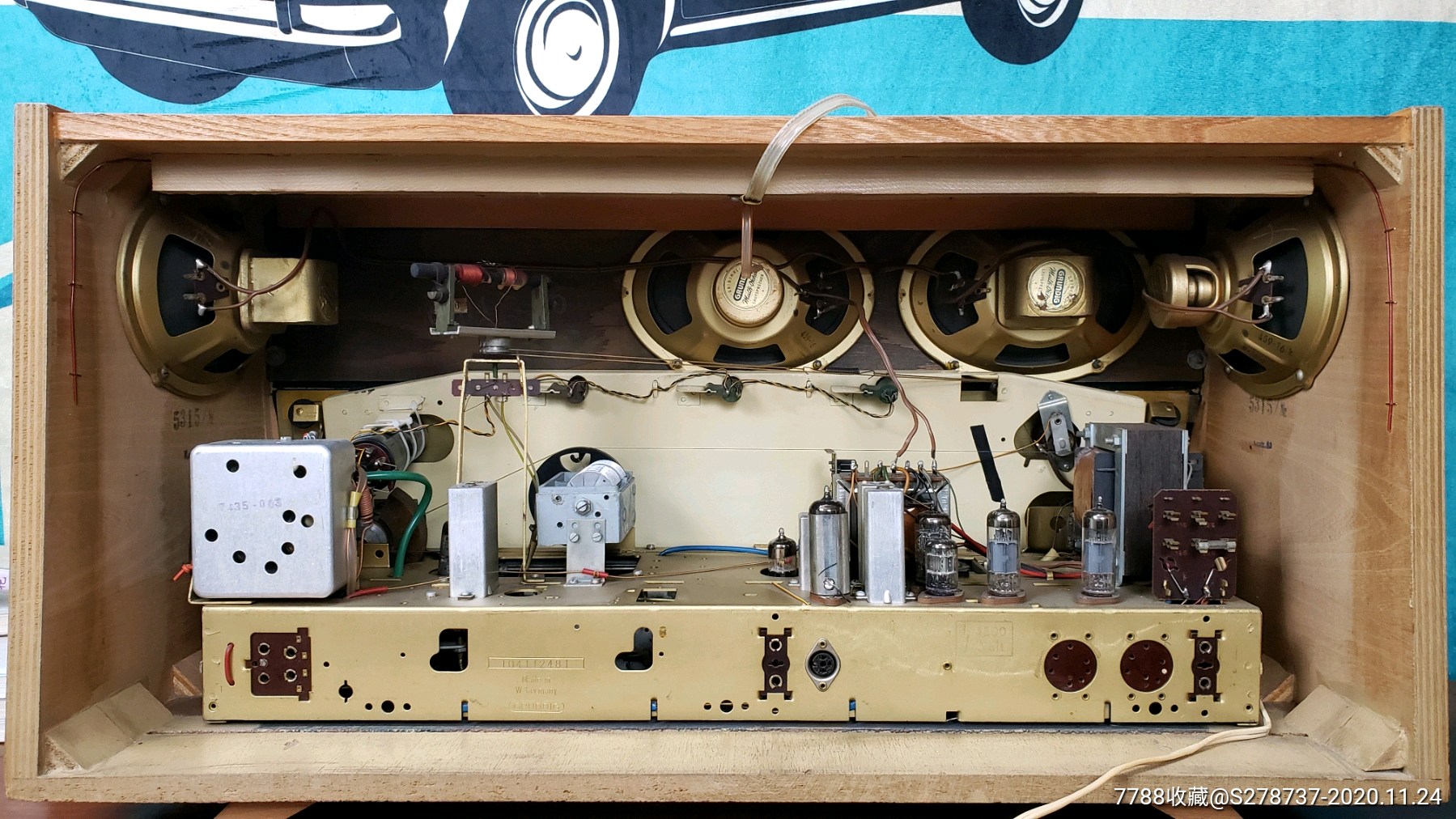 根德grundig4095a电子管收音机