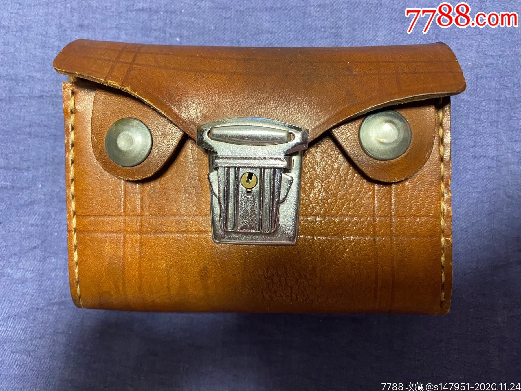 皮包腰包纯皮二手旧货怀旧收藏道具
