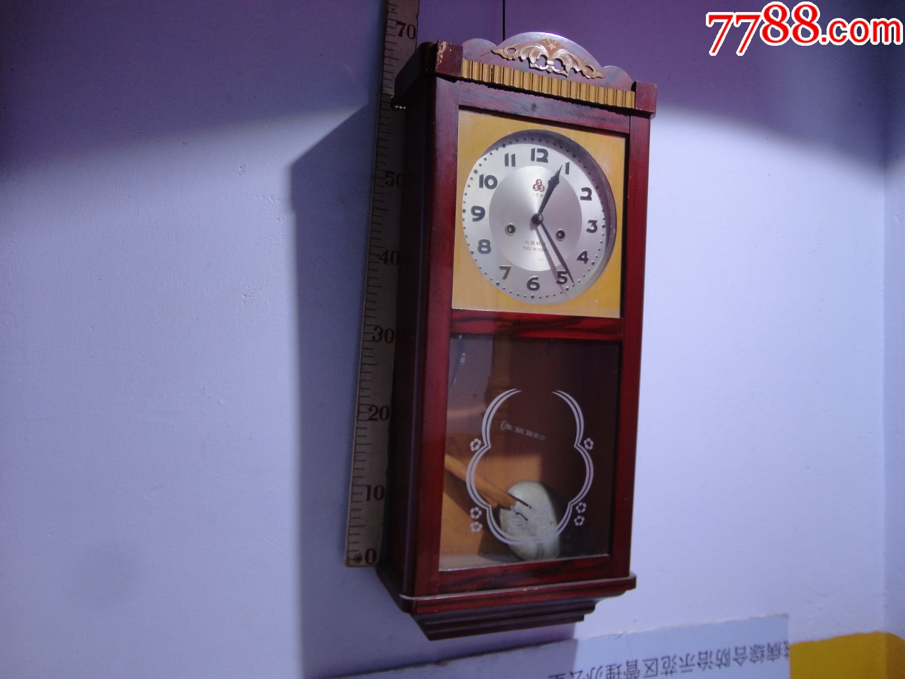 上海555牌机械挂钟售价图片
