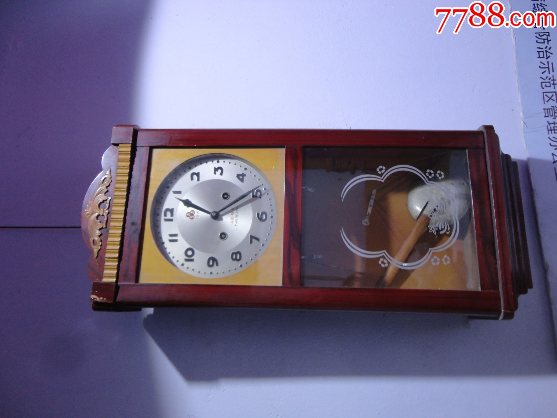 560年代555牌黄铜机芯纯机械特大挂钟