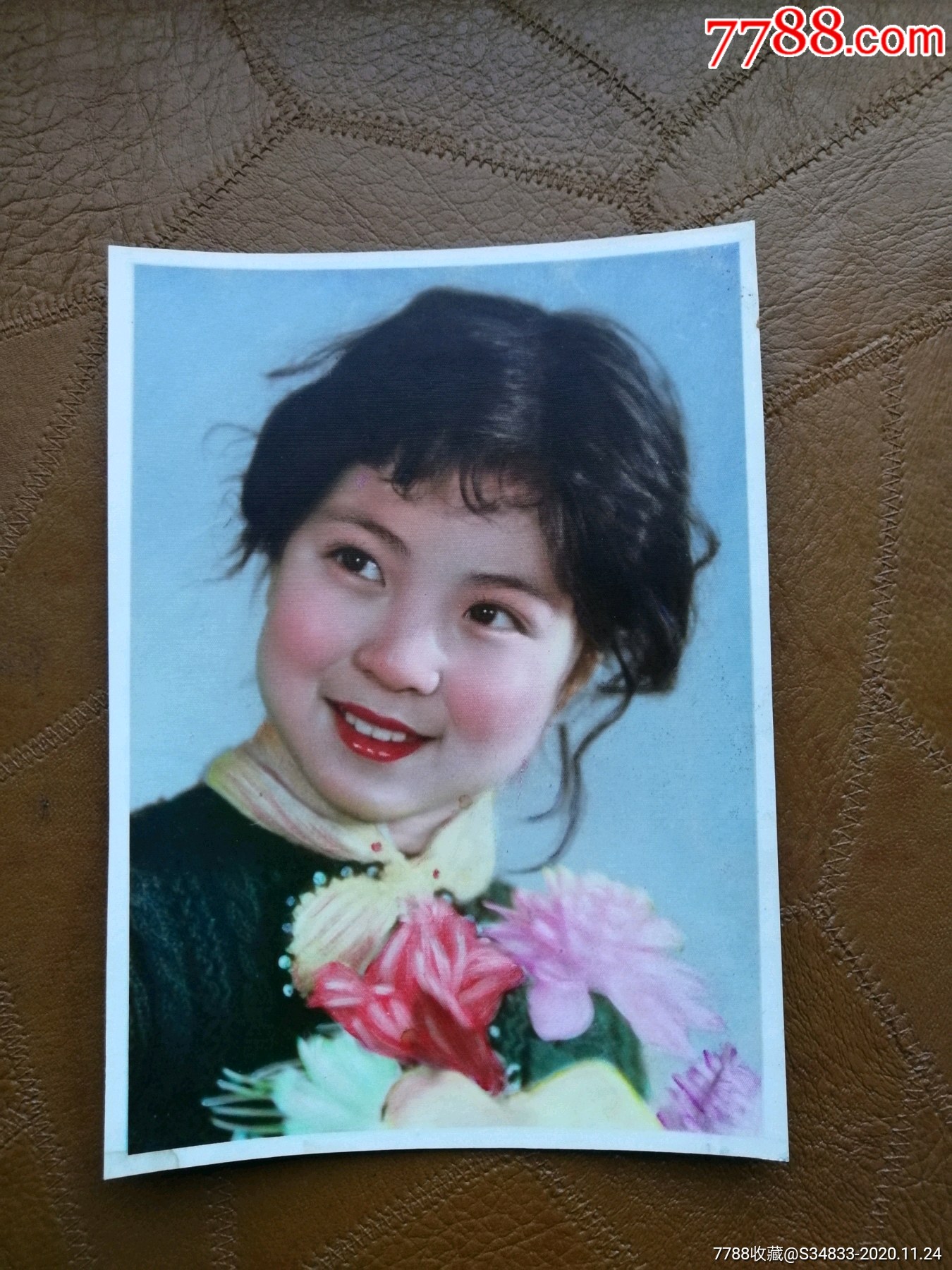 手工上色美丽老照片花一样的青春