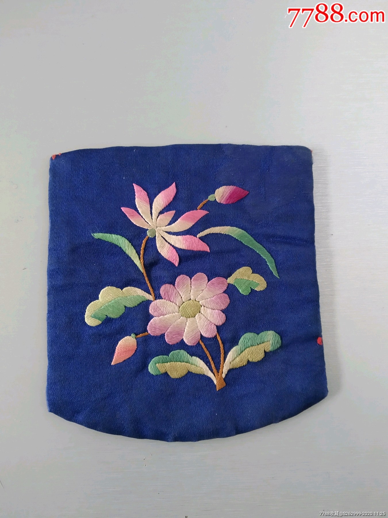 老绣品荷包,老刺绣钱包-荷包/香囊-7788烟标收藏