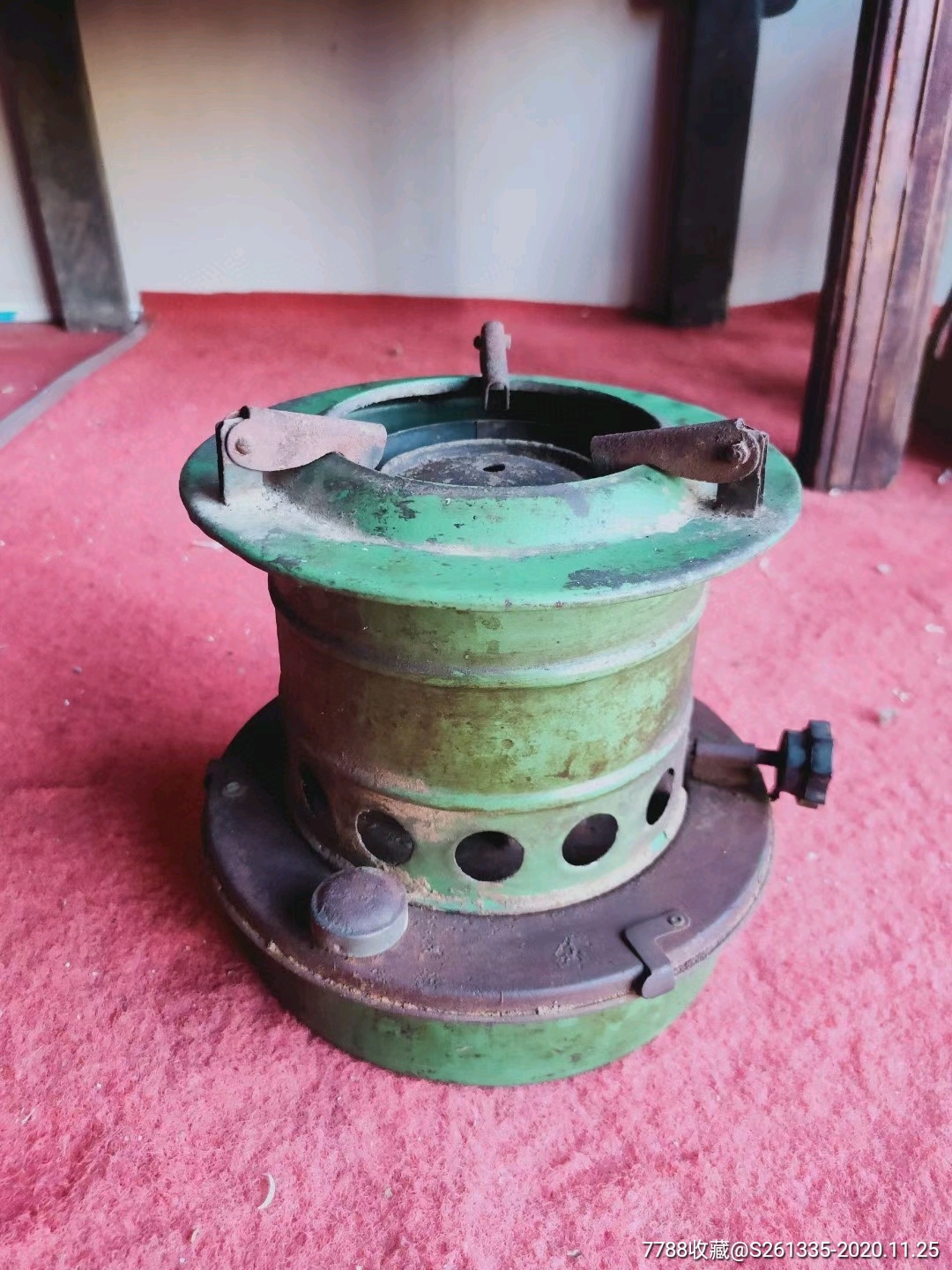 收的柴油炉保存完好正常使用