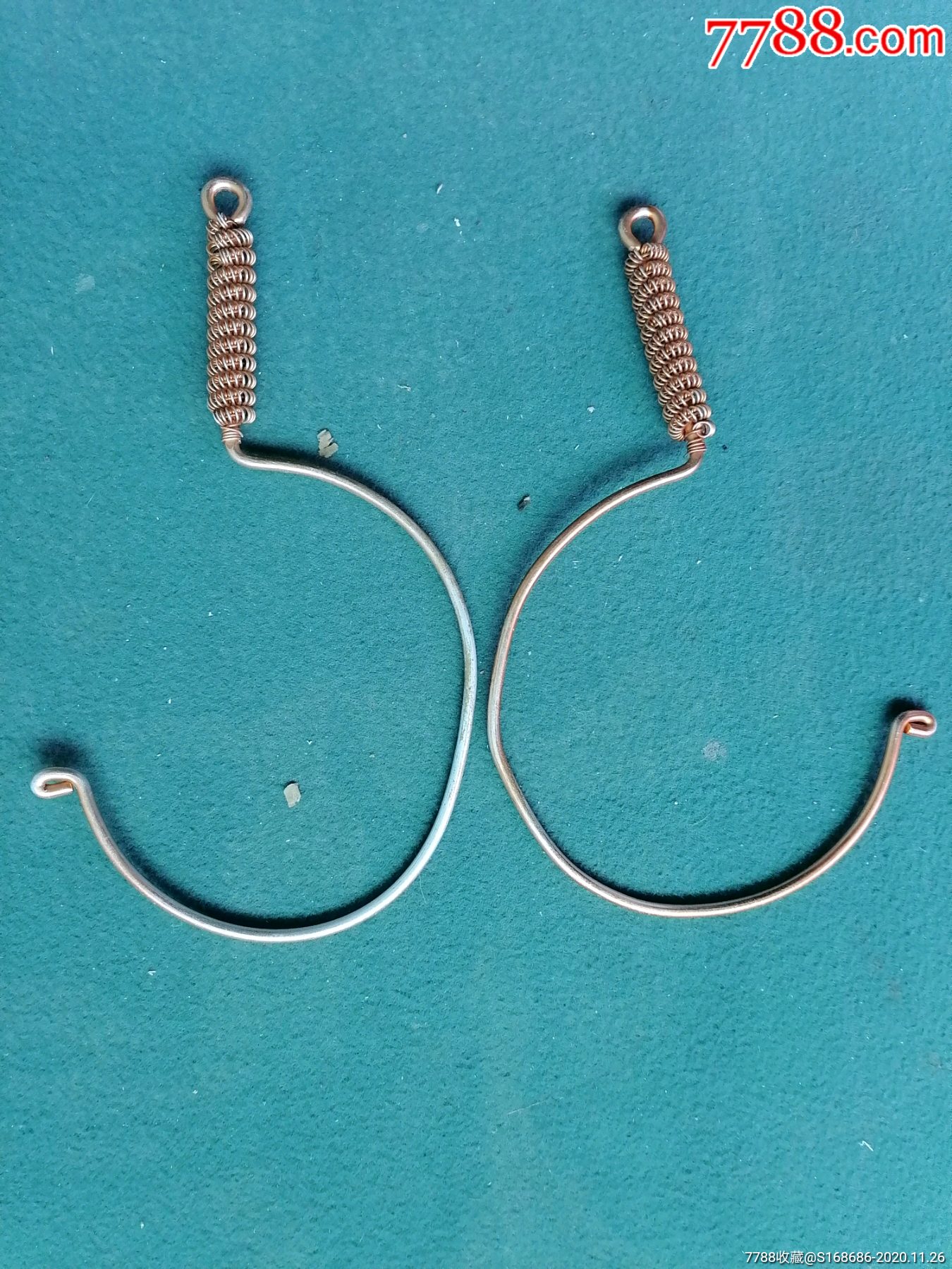 早期铝材蚊帐钩一对合售请选择快递