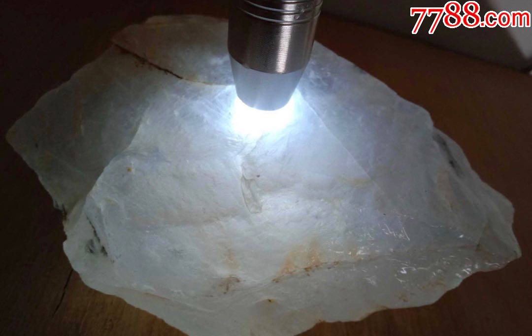 缅甸天然水沬玉原石高冰种棉小料子可重量18公斤