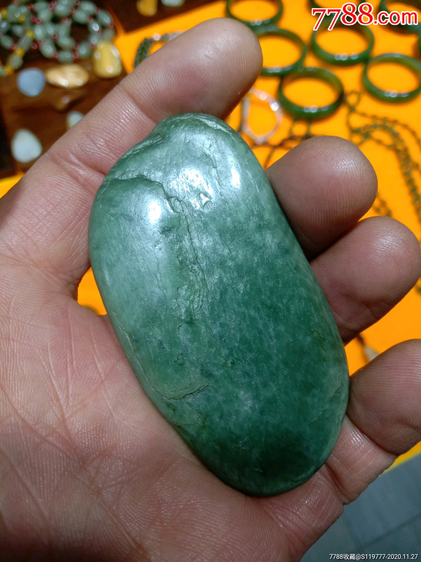 正宗的直闪石沙枣青籽