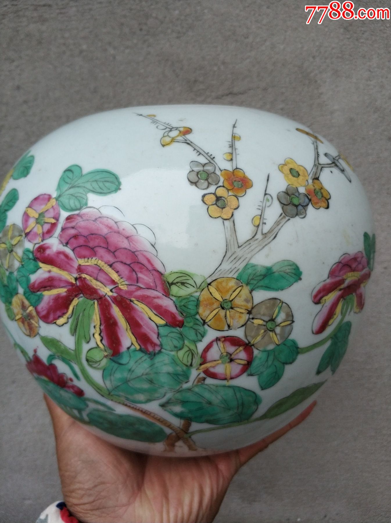 粉彩坛子-彩绘瓷/彩瓷-7788陶瓷