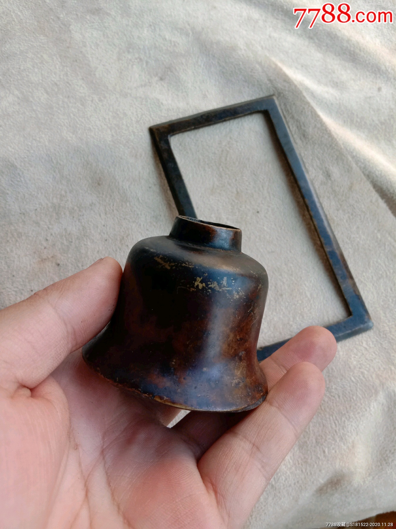 清代或民国时期老烟灯大烟灯铜质油灯老烟具漂亮民俗