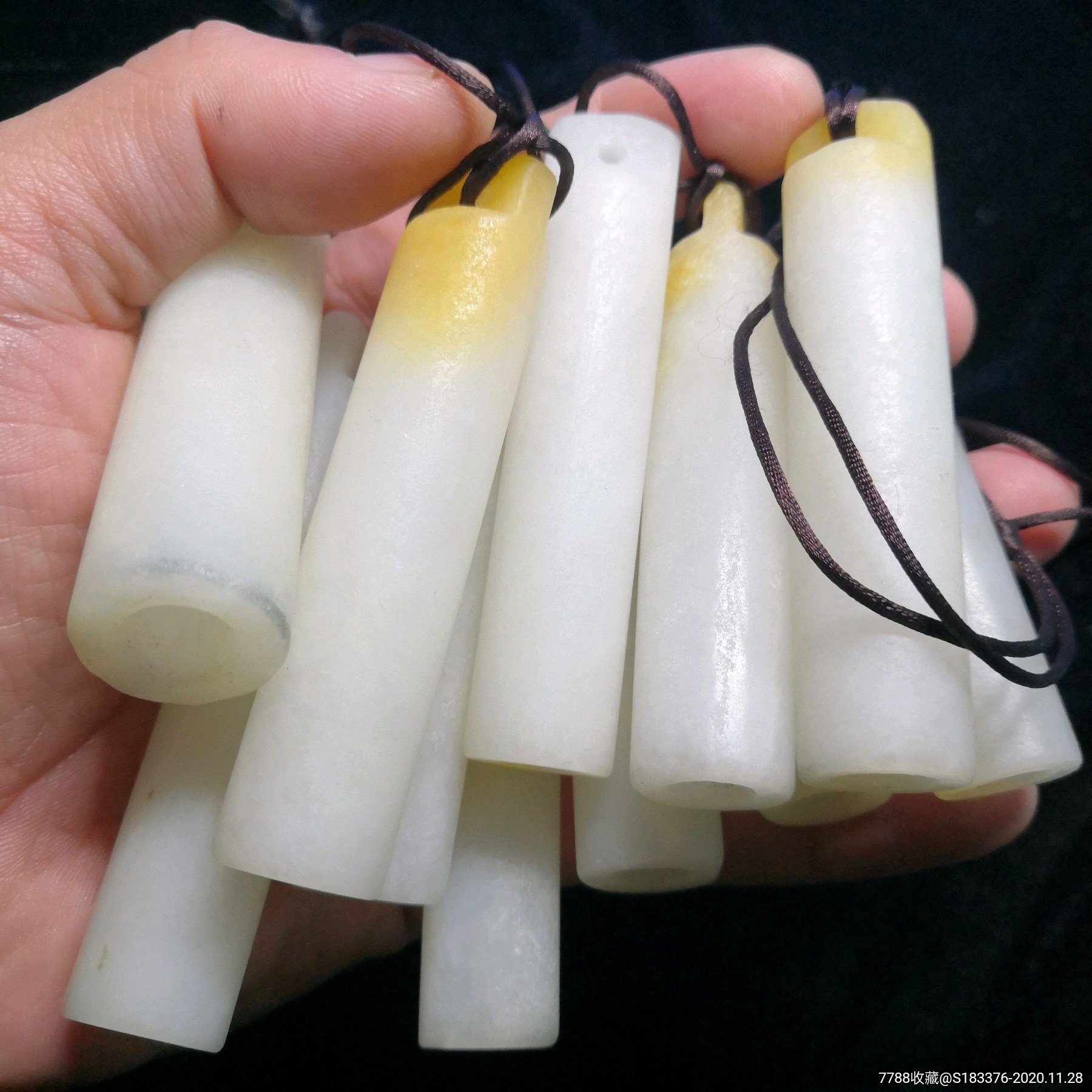 11根和田白玉翎管