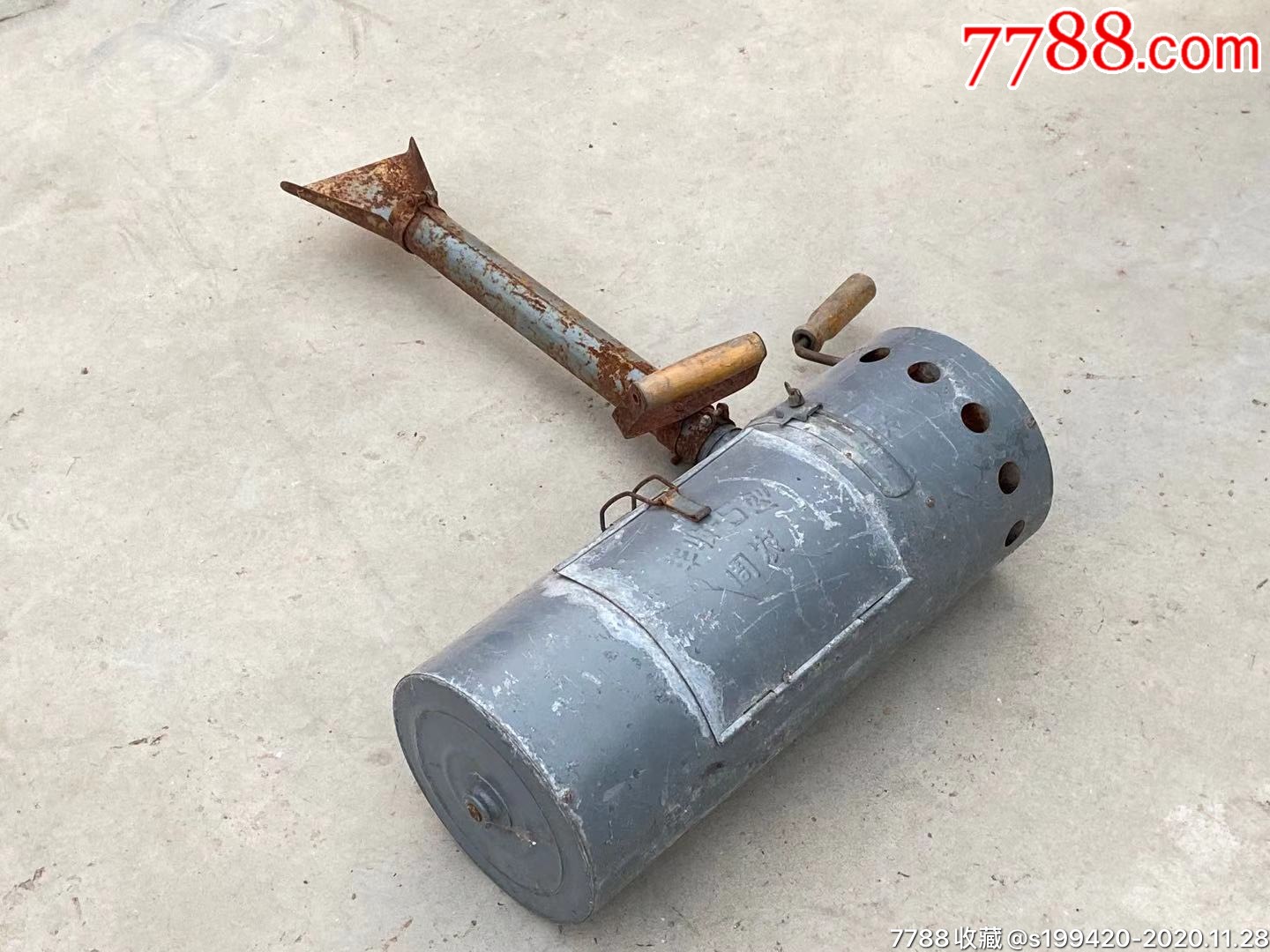 老式喷粉机丰收5型适合景区民宿民俗博物馆收藏