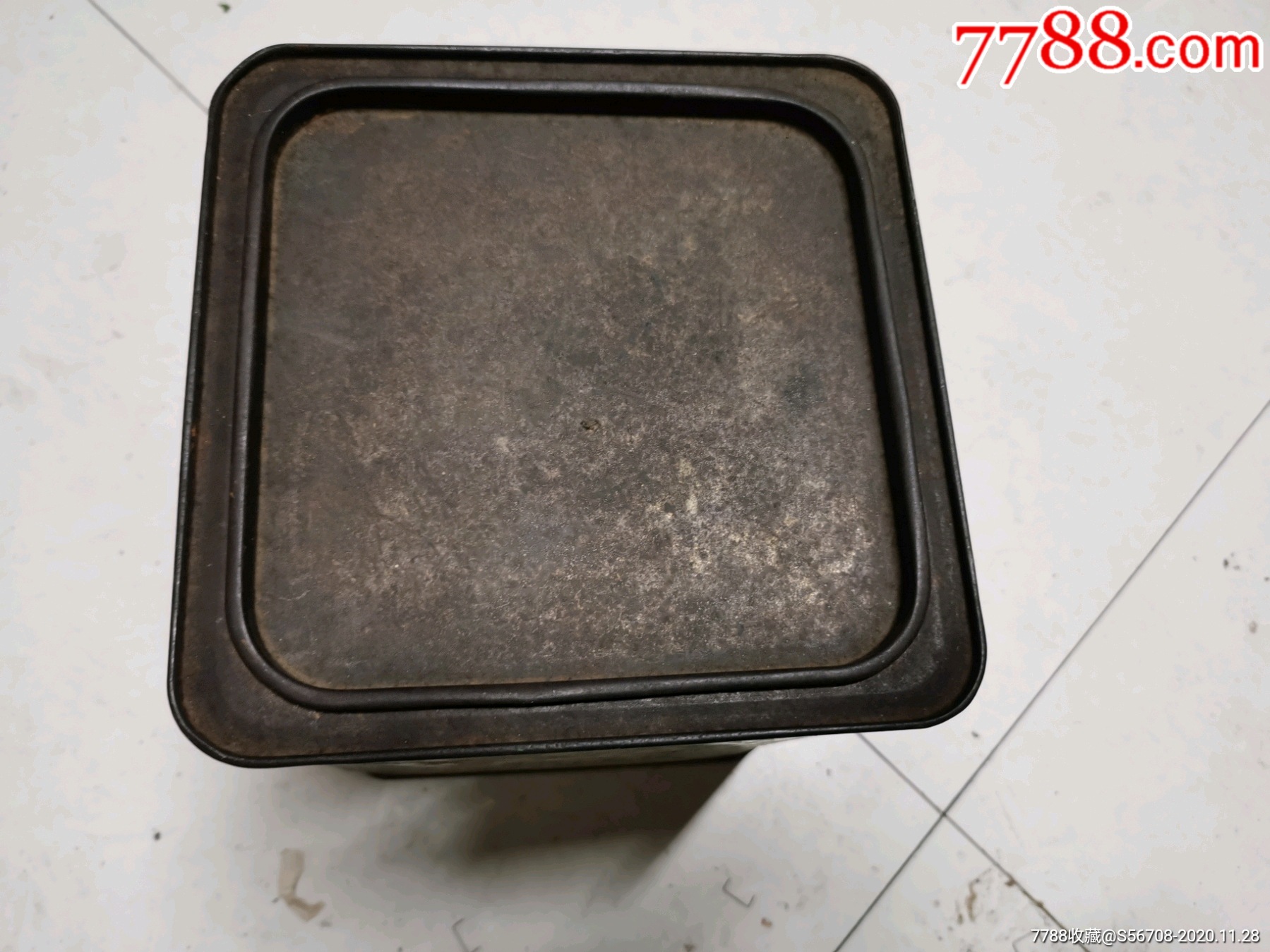 八十年代什锦饼干国营上海益民食品厂铁皮盒子果盒