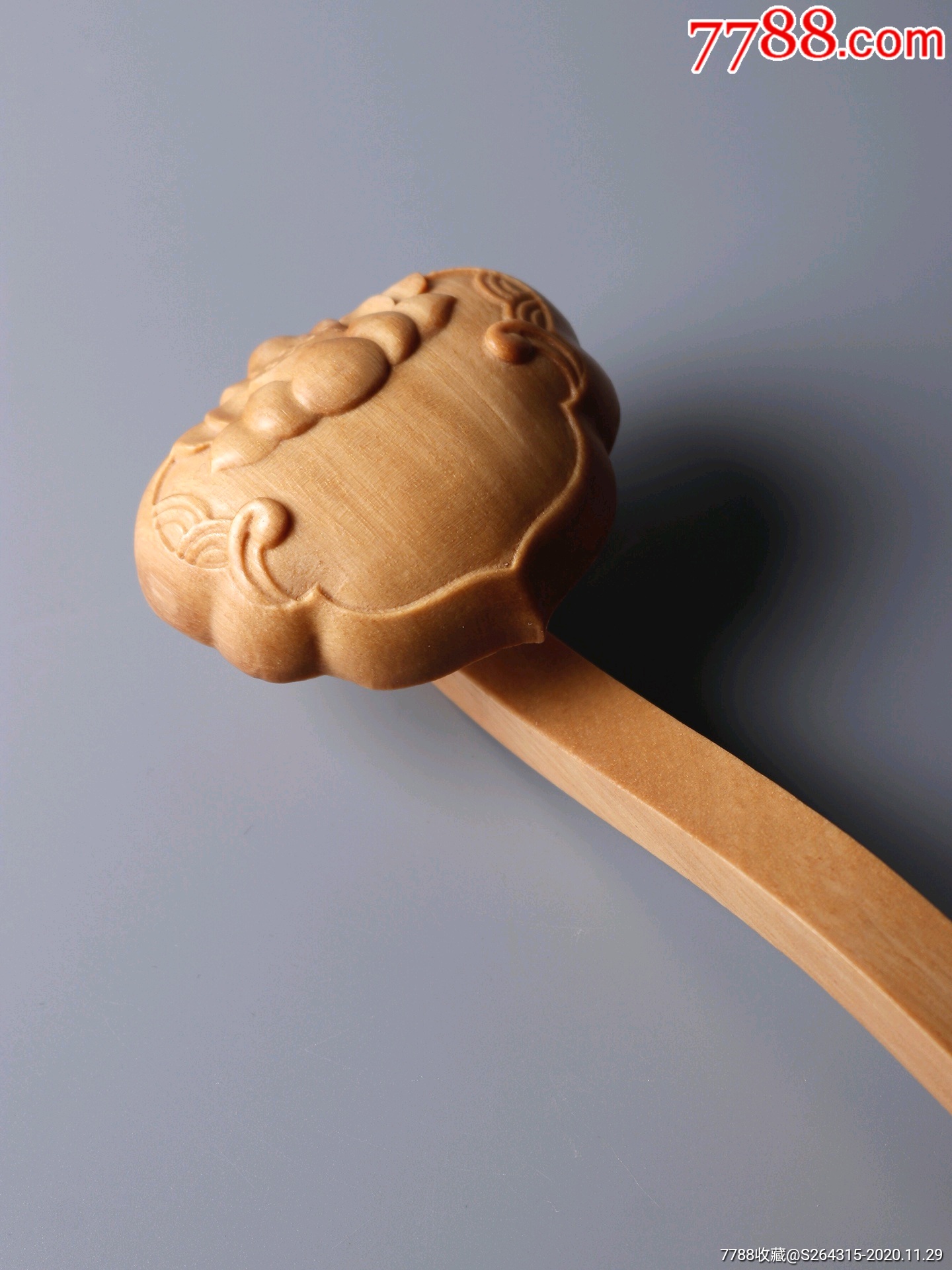 莲花精雕中式古风工艺品手把件收藏礼品【开心乐玩】_第10张_7788木艺