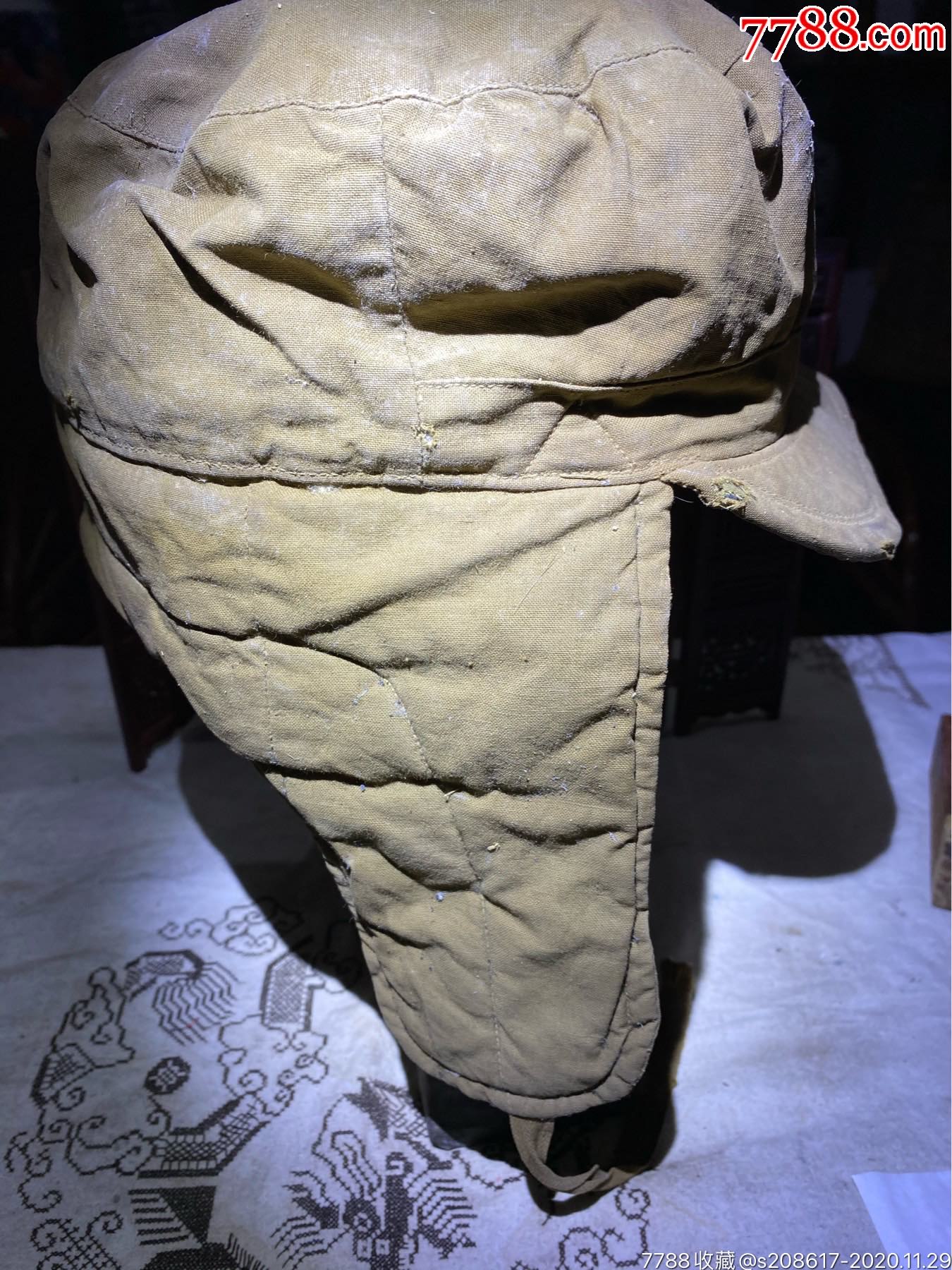 60年代(军帽)棉帽_帽子_作品欣赏_收藏价值_7788字画网