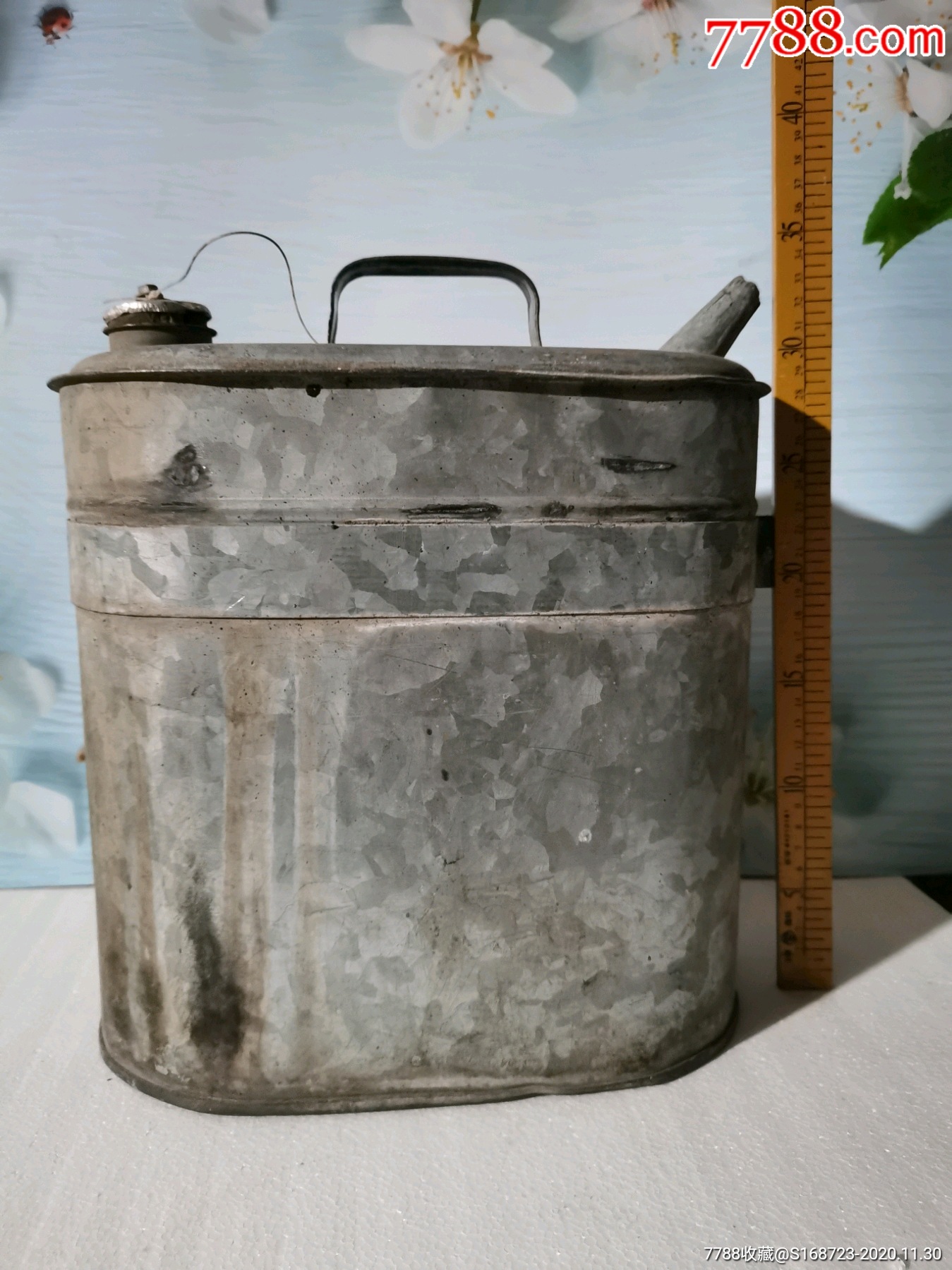 八*十年代怀旧收藏二手铁皮桶热水桶