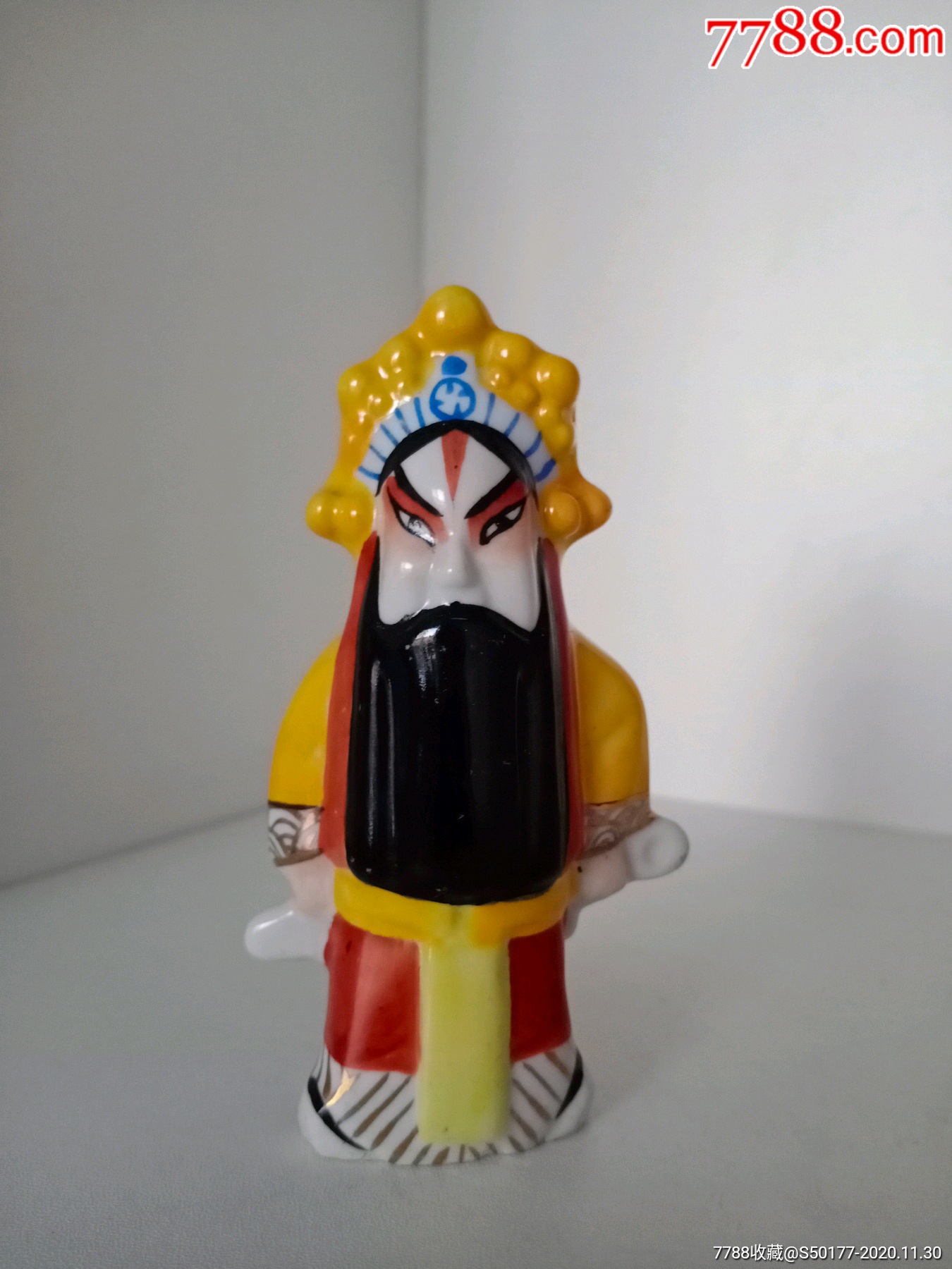 五六十年代瓷塑京剧人物摆件_第1张_7788陶瓷