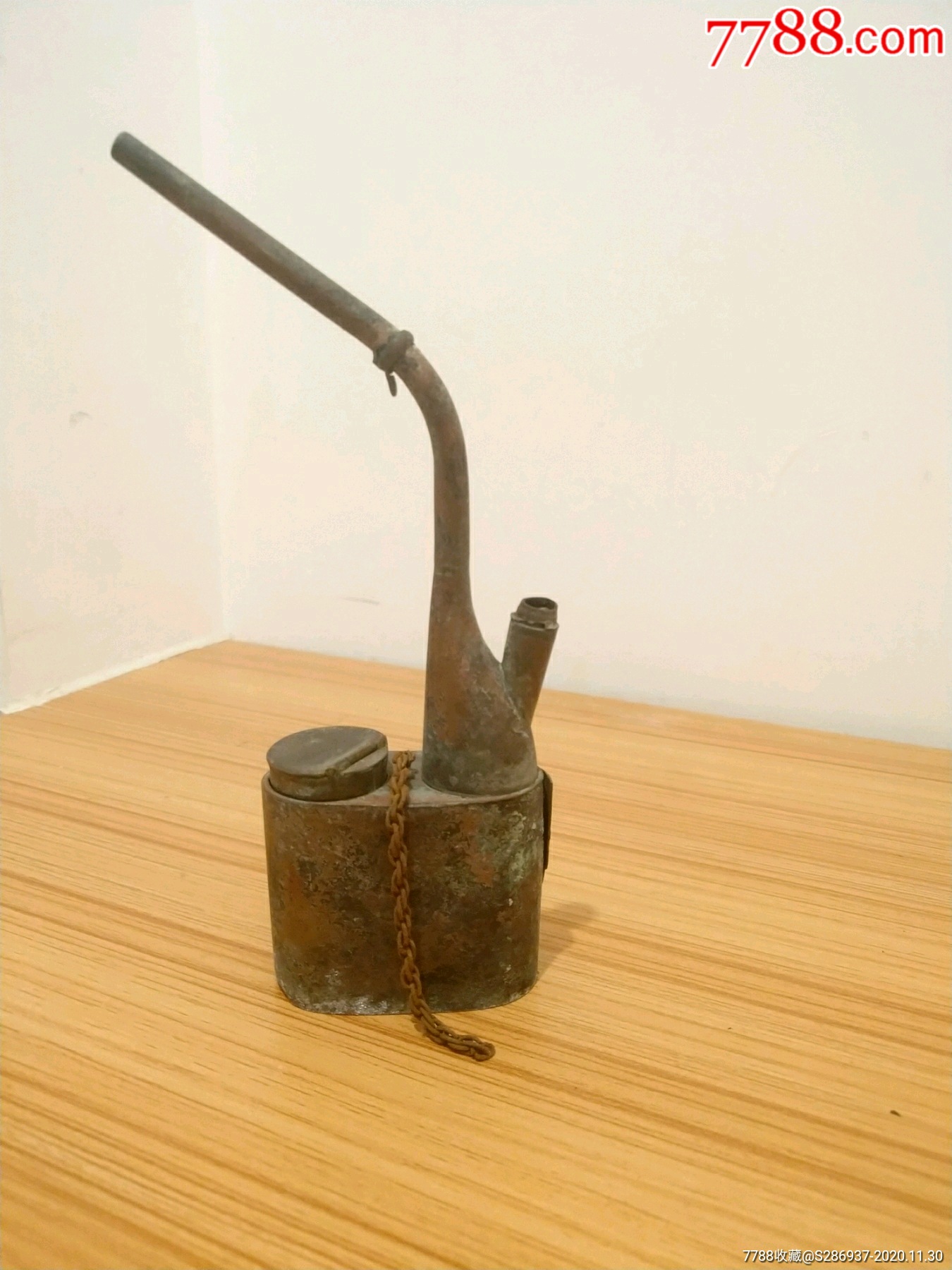 清朝水烟壶黄铜水烟壶水烟袋