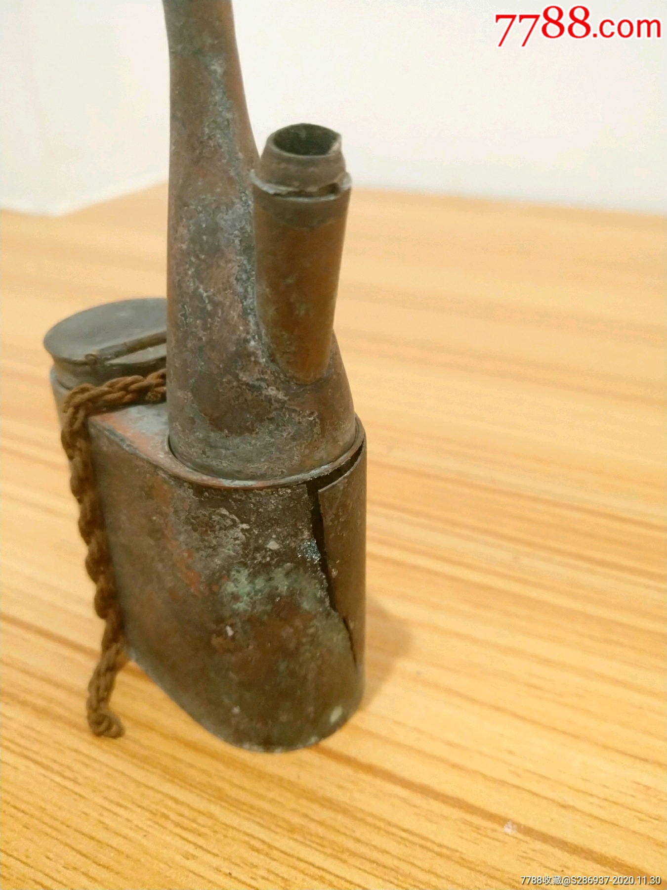 清朝水烟壶黄铜水烟壶水烟袋