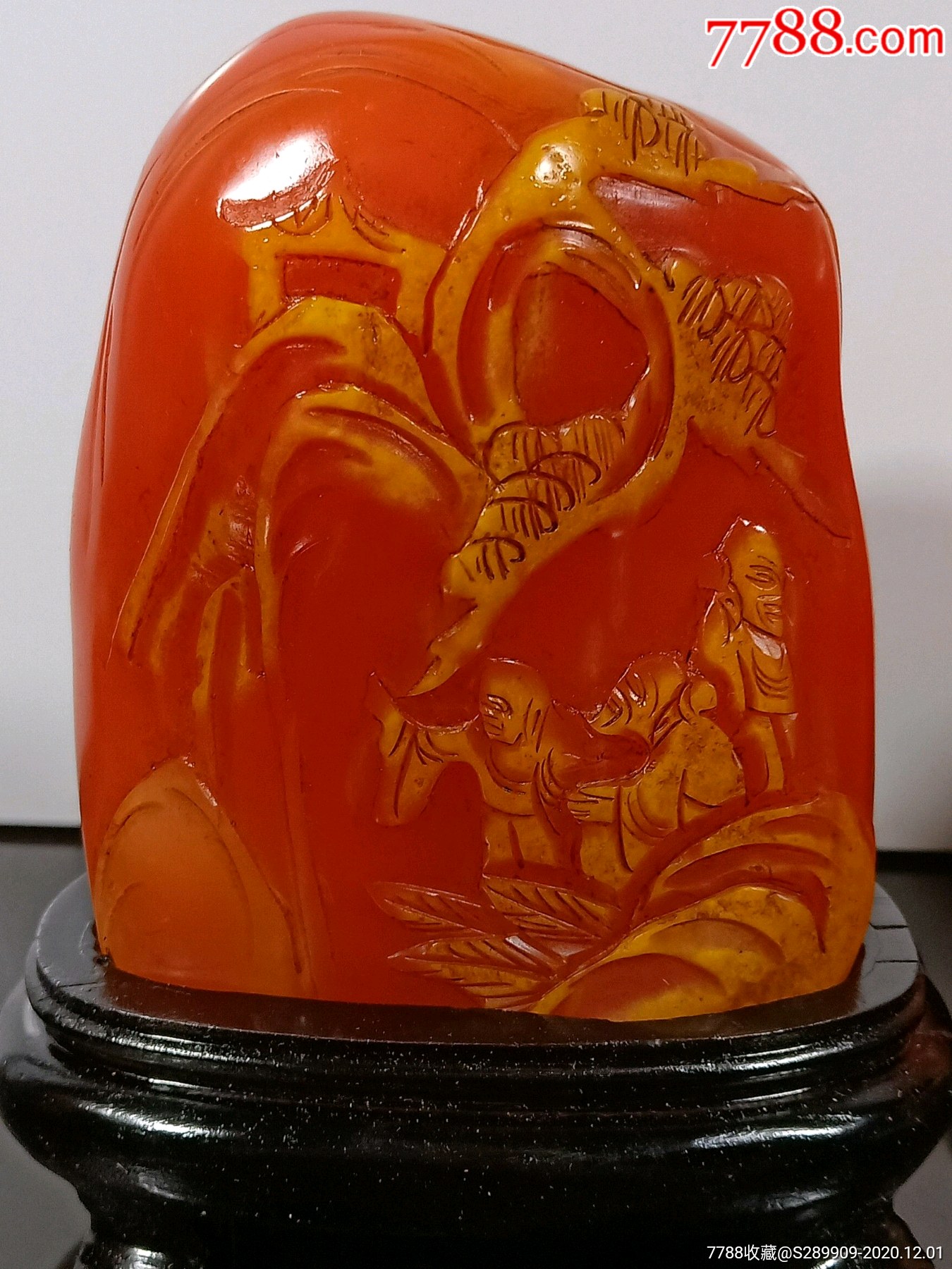 红田黄印章,细节处理完美,刻画形象细腻逼真,神气十足,立体感十足