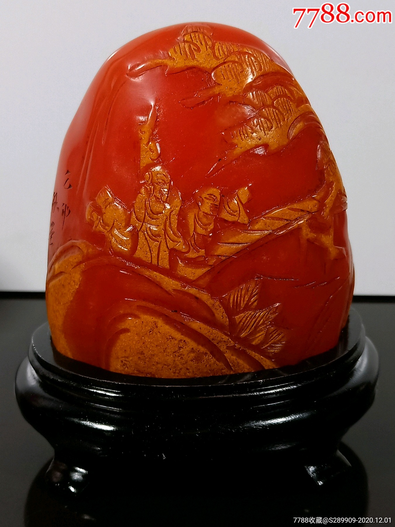 红田黄印章,细节处理完美,刻画形象细腻逼真,神气十足,立体感十足