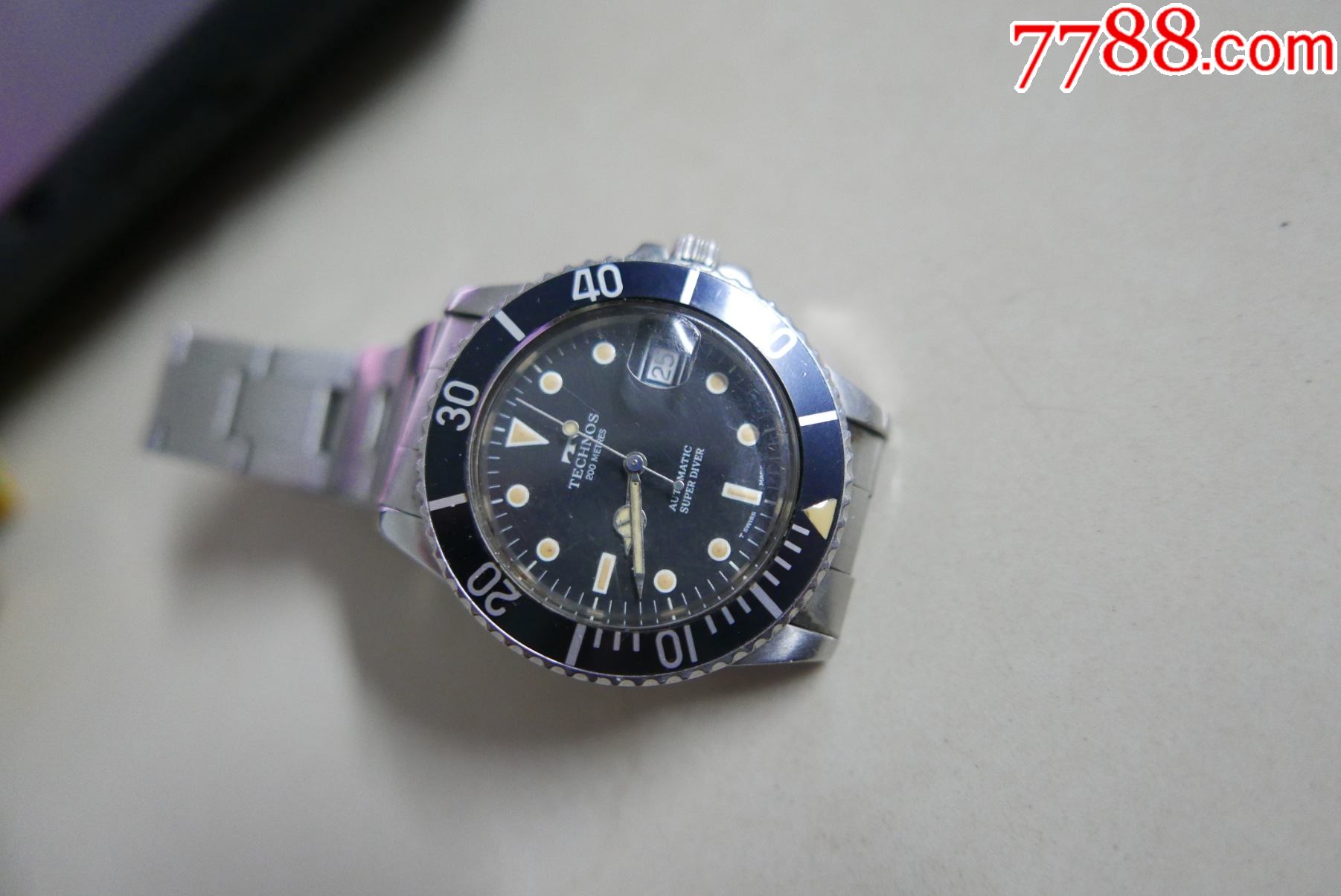 瑞士天克诺潜水表eta2824-2机芯-手表/腕表-7788手表收藏